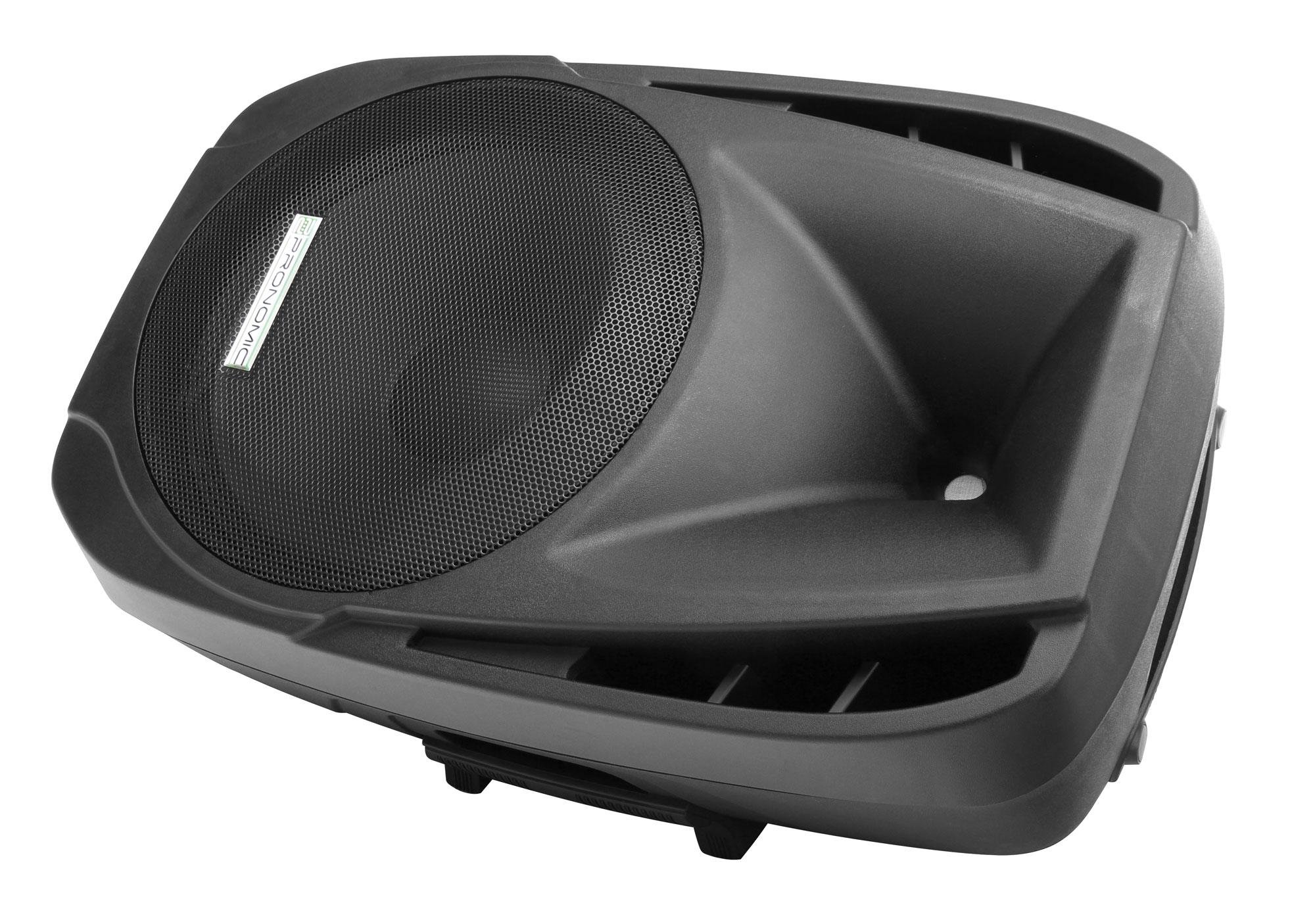 Pronomic PH15 Enceintes de scène PA Mobiles (190 W RMS/350 W Peak), woofer 15", Tweeter 34 mm, entrée & Thru Compatible SPK, Paire d’Enceintes passives pour Concerts et déplacements.