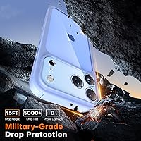 Vista 300 de TAURI Funda magnética 2 en 1 transparente para iPhone 14 Pro, compatible con Magsafe [no amarillenta] con protector de pantalla, protección de grado