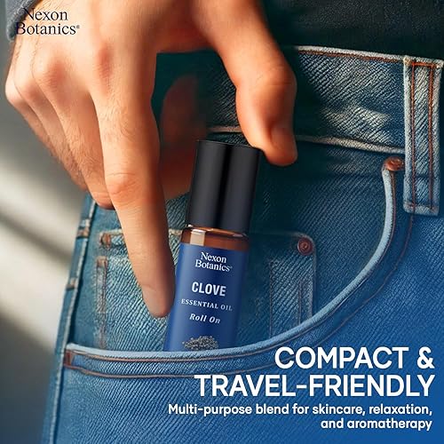 Miniatura 126 de Nexon Botanics Breathe - Mezcla de aceites esenciales, 1.0 onzas líquidas, aceite esencial Breath Easy Alivio sinusal, aceites esenciales Breathe