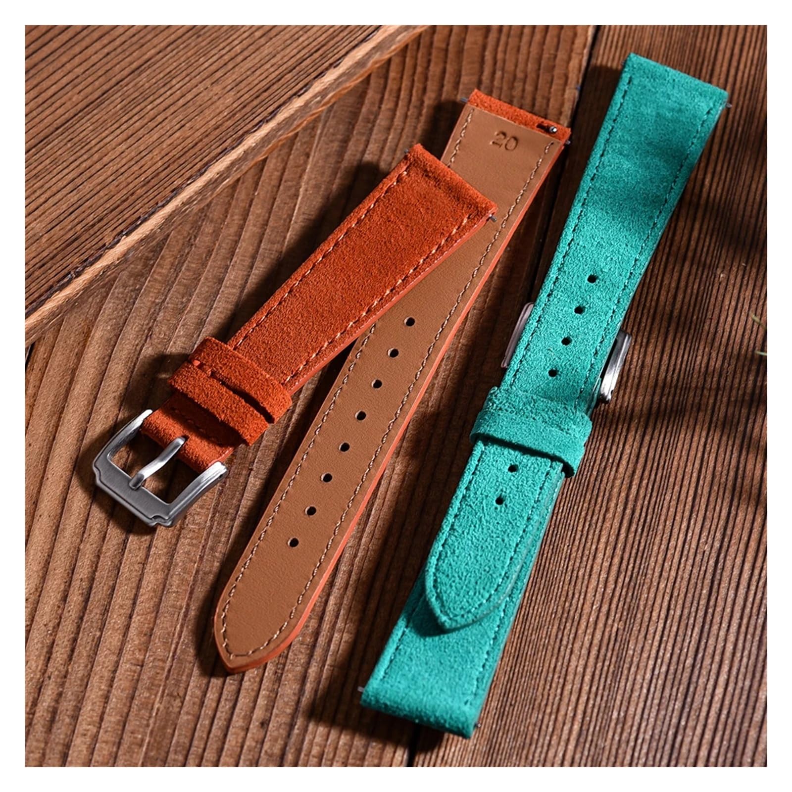 Générique NASUNJIA Bracelet De Montre Classique En Cuir À Dégagement Rapide, Style Vintage, 18 Mm, 19 Mm, 20 Mm, 22 Mm