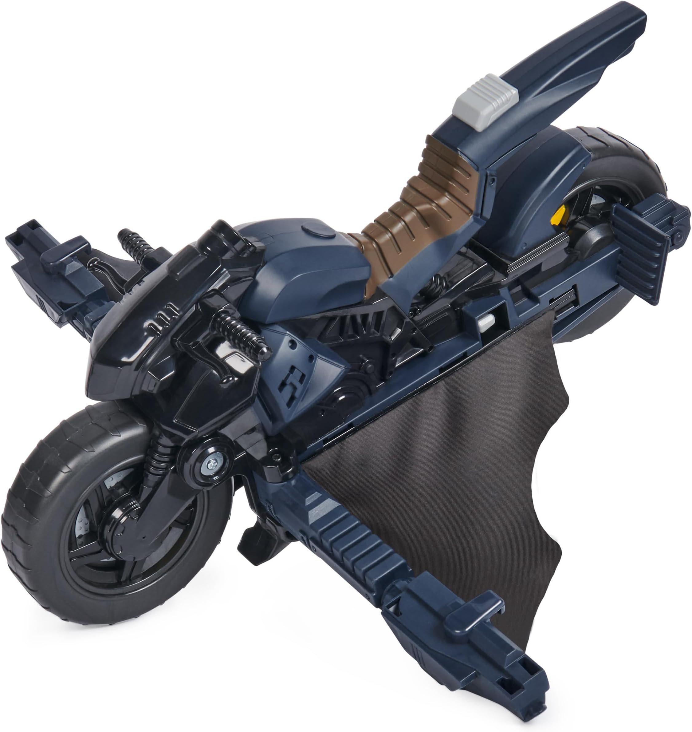 Spin Master Batman Adventures Batcycle - Transforming 2-in-1 Vehicle Motorcycle and Glider, Compatible with 30 cm Batman Action Figures, Toy for Children from 4 Years