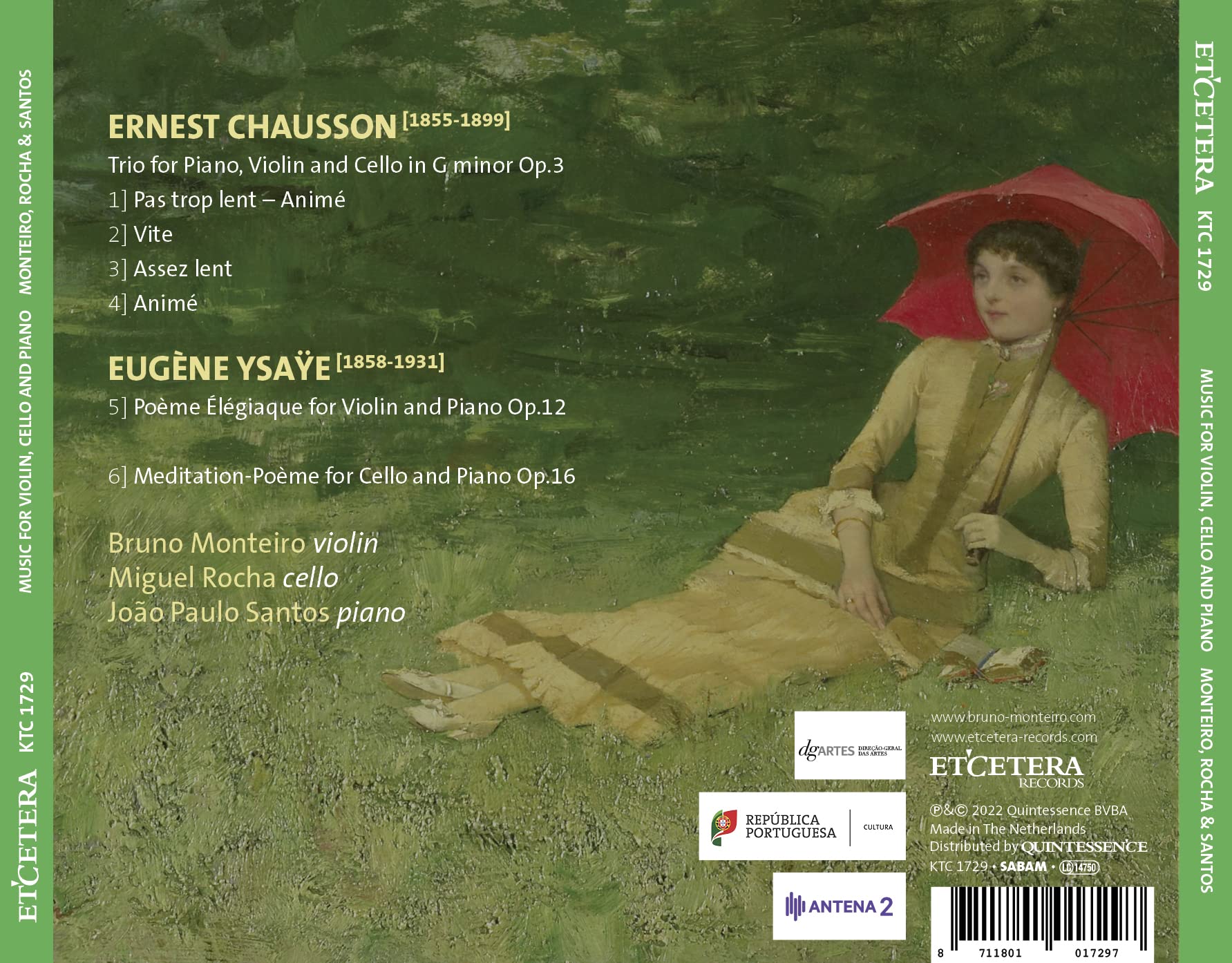 Chausson & Ysaye: Music for Violin, Cello and Piano