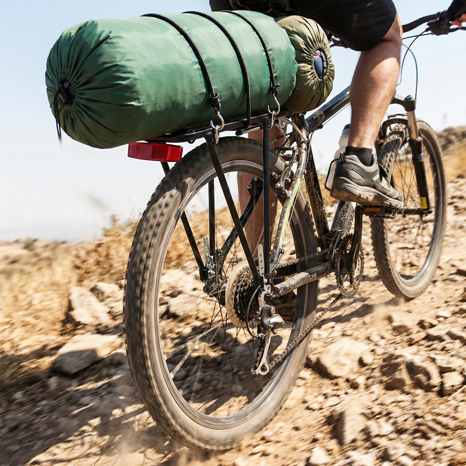 Universal Fahrradgepäckträger Verstellbar für 26-29 Zoll, Fahrrad Gepäckträger Hinten, Aluminiumlegierung Mountainbike Gepäckträger, Touring Gepäckträger Bis Maximal 75 kg, für MTB, Rennrad