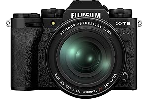 FUJIFILM X-T5 Mirrorless Digital Camera with XF16-80mmF4 R OIS WR Lens