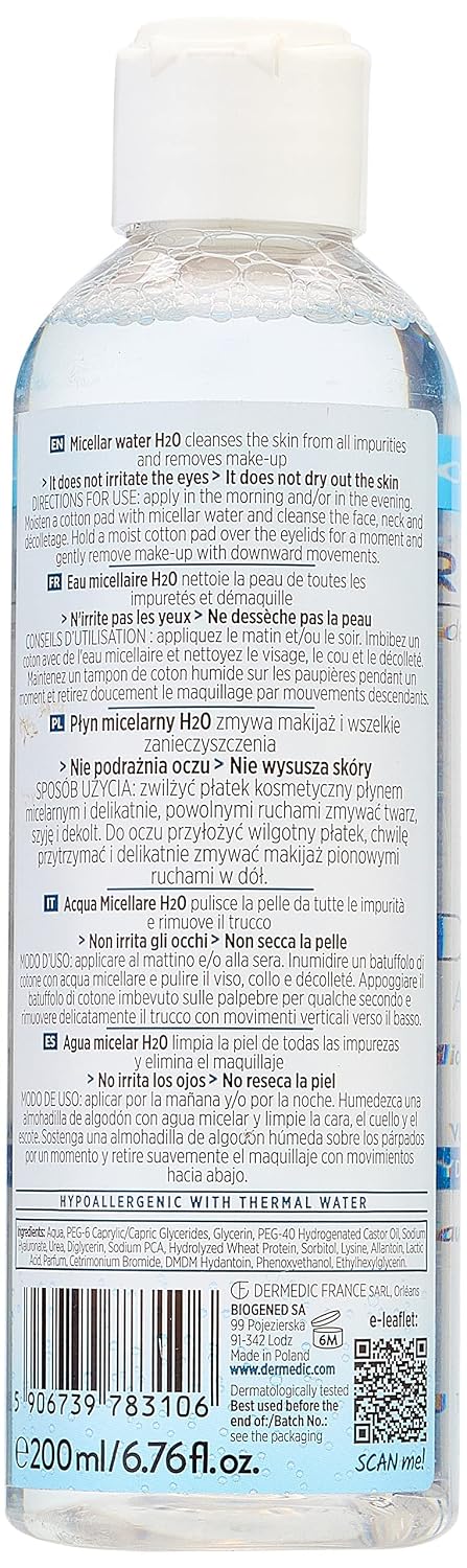 HYDRAIN3 HIALURO Micellar water H2O 200ml