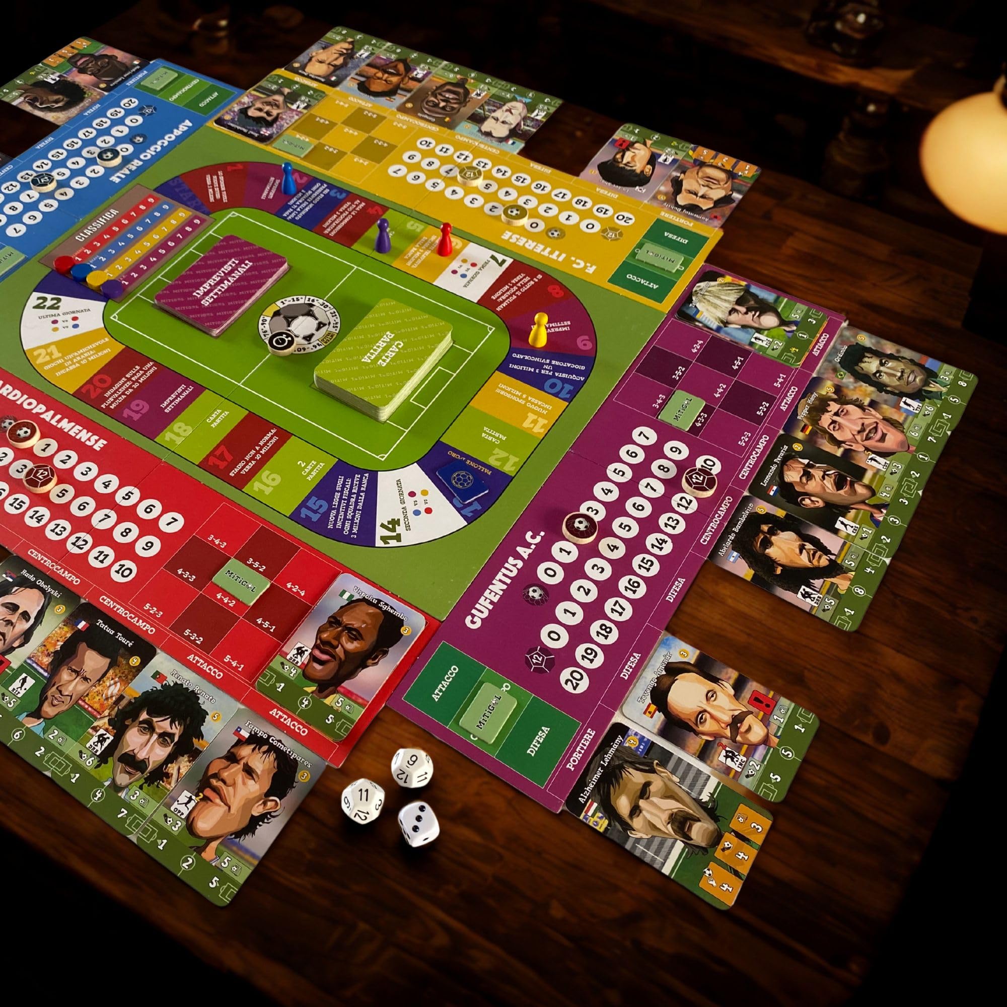 MiTiGOL – Gioco da Tavolo sul Calcio | Strategia, Ironia e Carte Uniche | Età 14+ | DSK Games | Calcio Vintage Anni ’80 per Famiglie e Appassionati