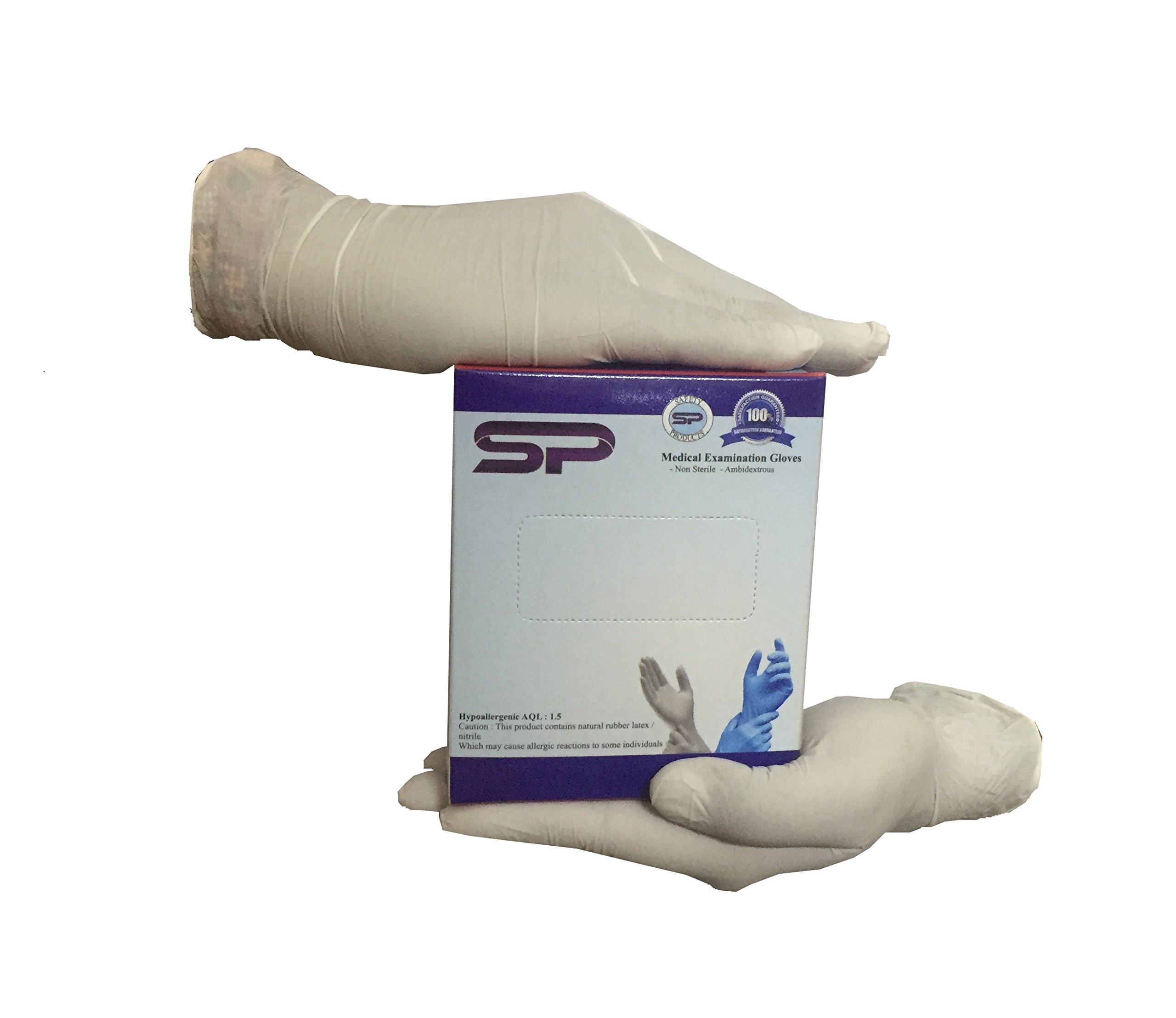 Safety Products Nitrile Examination Gloves, Powder Free, Color Option Available (Small, White, 10) (B079243C5B) Amazon Price History, Amazon Price Tracker