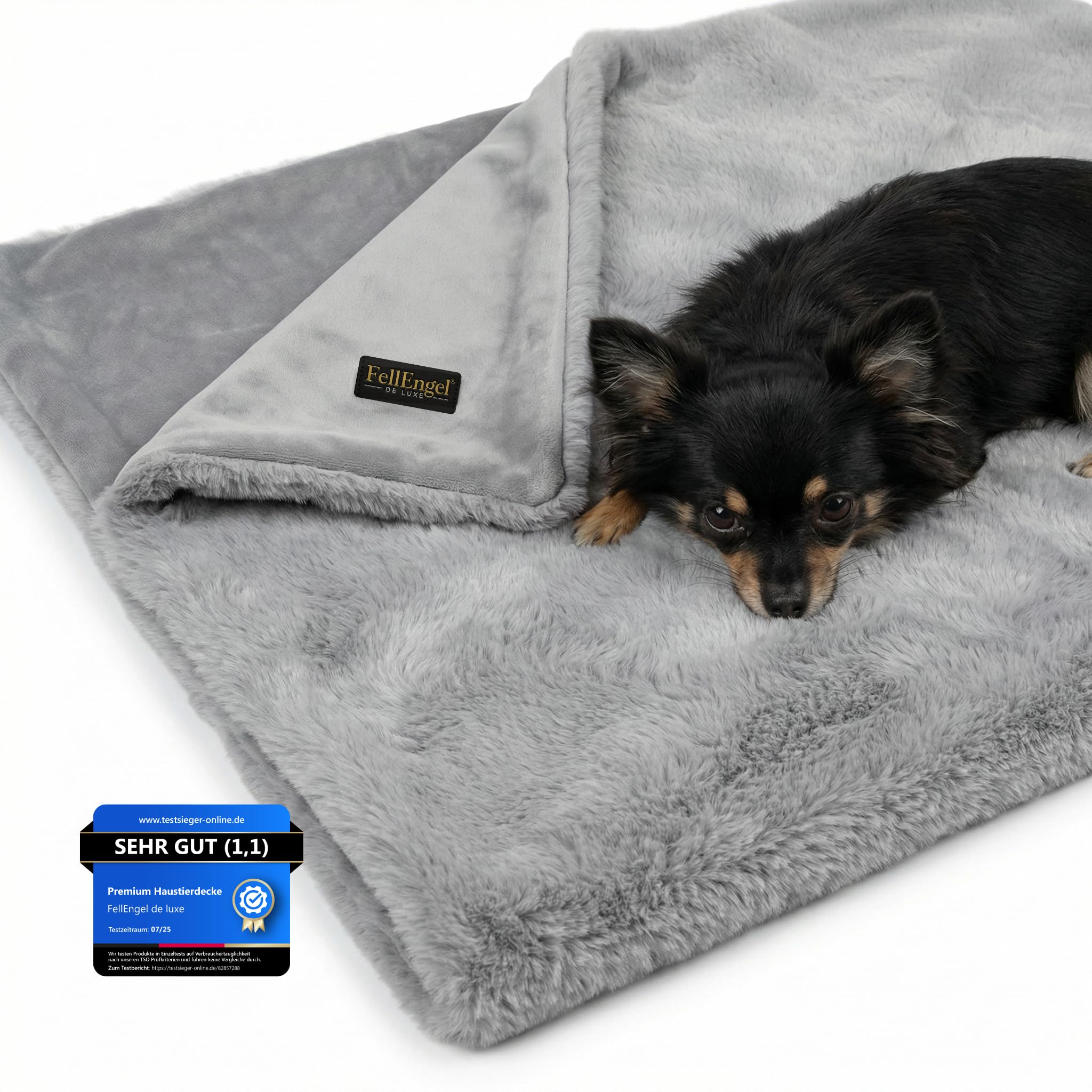 Couverture douillette de qualité supérieure - 100 x 70 cm - Couverture en fourrure synthétique pour chiens et chats de petite et moyenne taille - Tapis pour chien - Idéale pour la