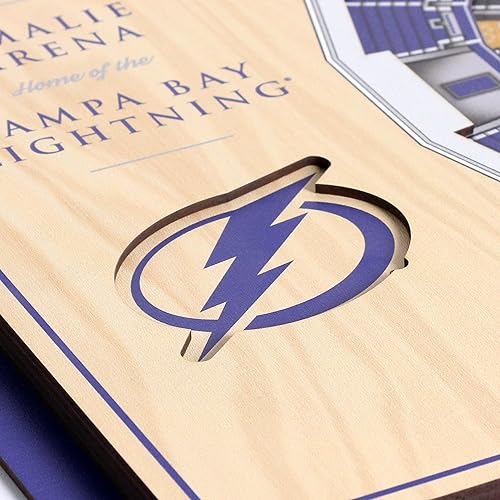 Miniatura 4 de YouTheFan NHL StadiumViews - Arte de pared 3D de 5 capas de 17 x 13 pulgadas