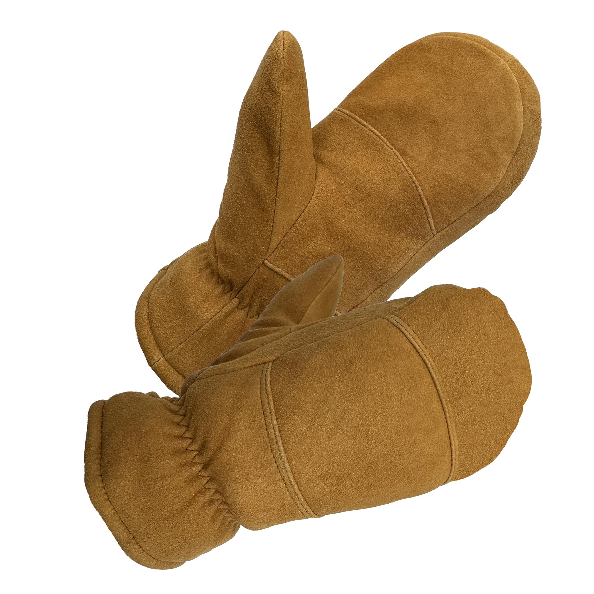 Premium Full Deerskin Suede Leather Mittens