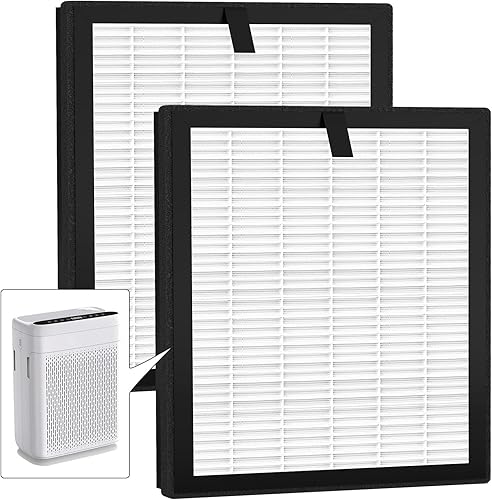 Filtro de repuesto F1 compatible con AMEEU F1 Air Pu-rifier, purificador de filtro de aire de doble cara para habitación grande del hogar, H13 True