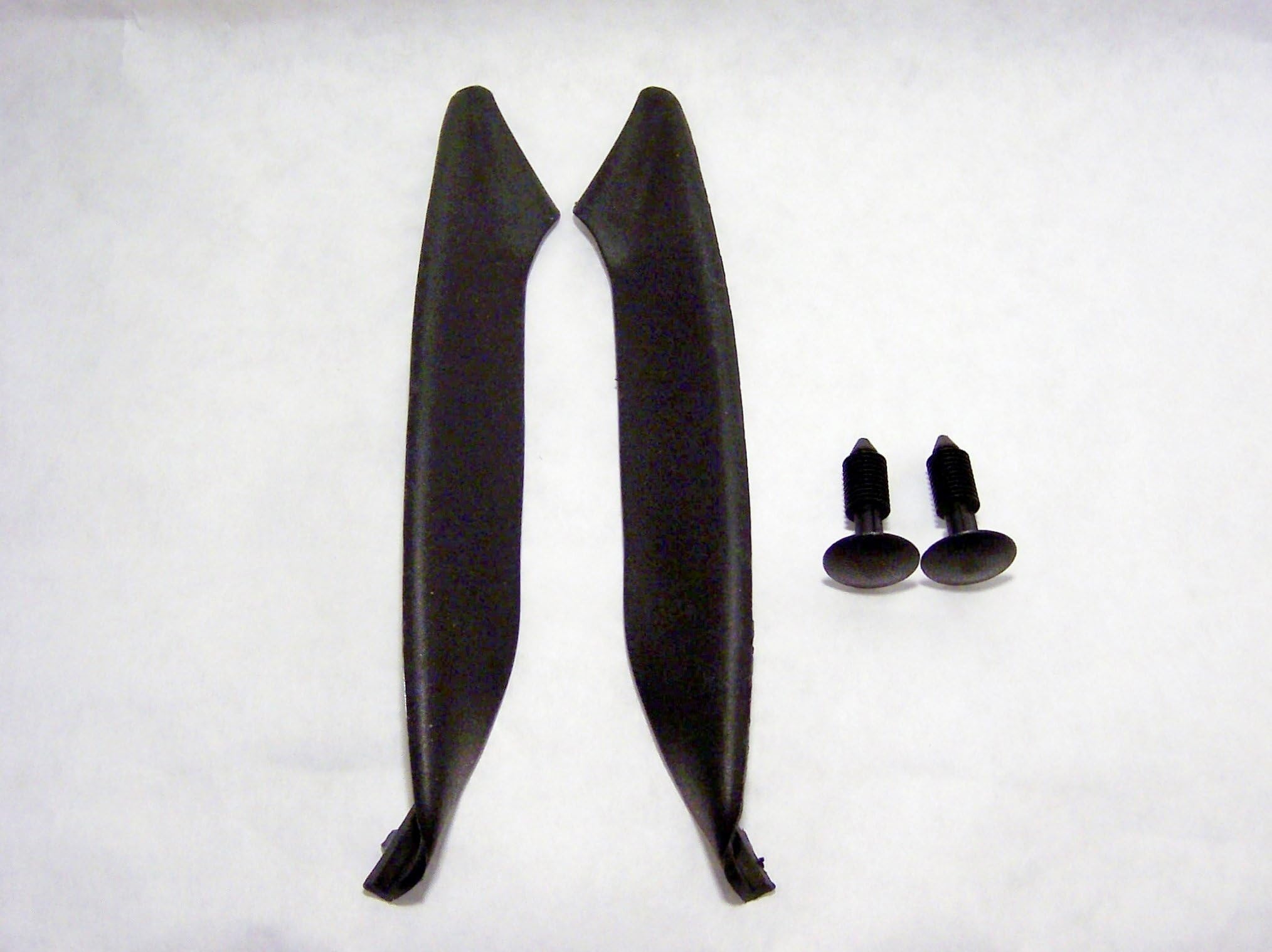 COWLENDS CE-2 - Wiper Cowling Rubber End Pieces for Ford F-150 / Lincoln Mark LT - Driver and Passenger Side; Includes Retaining pins