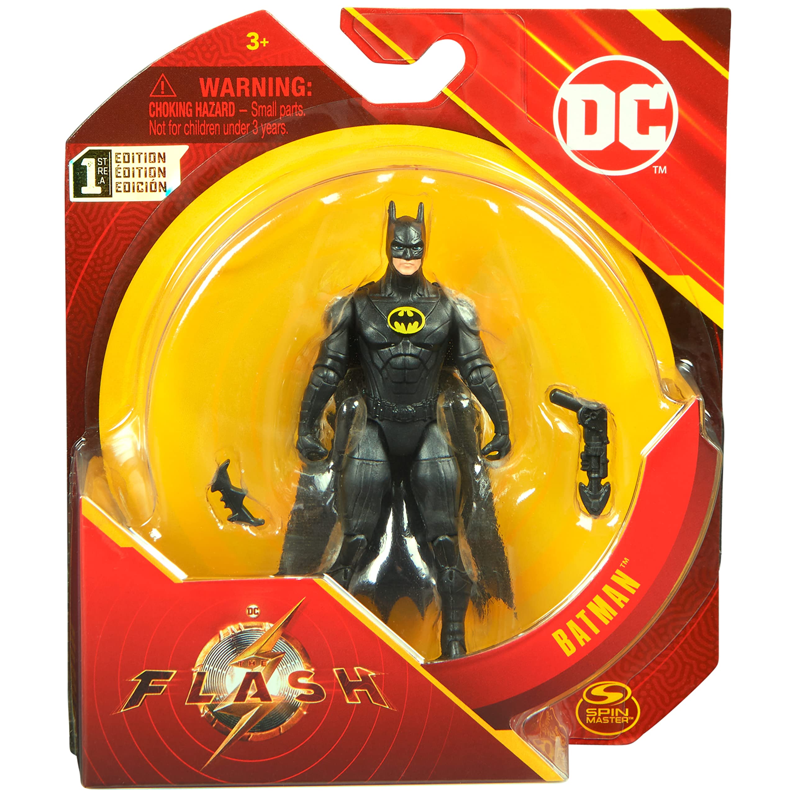 DC Comics Action Figure Batman Da 10 Cm - Collezione Film The Flash, Con 2 Accessori, Giocattolo Per Bambini 3+ - 5