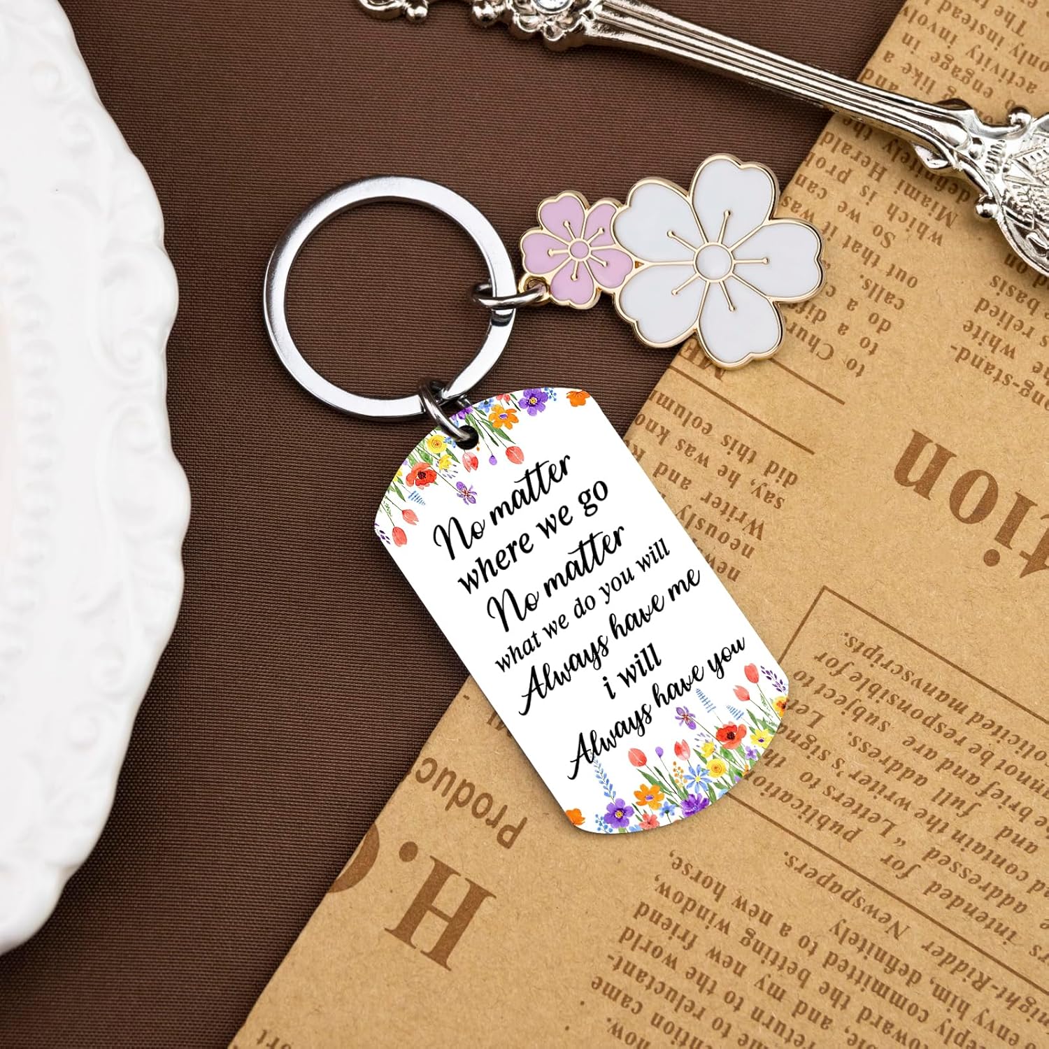Best Friend Birthday Gifts for Women Friends Best Friend Keychain Gift For Bestie Bff Halloween Thanksgiving Christmas Valentines Day Gift for Friend Going Away Friendship Bag charm Purse Charms - Image 2