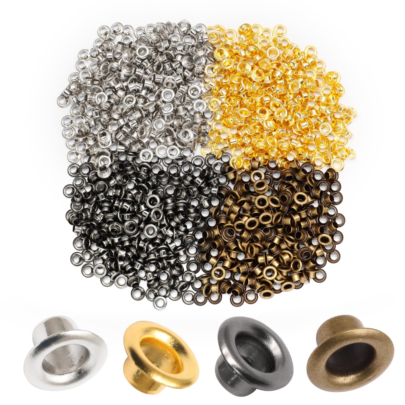 Gold Grommets Eyelets - 200 Pack -32 Gold Grommets Eyelets - 200 Pack -32
