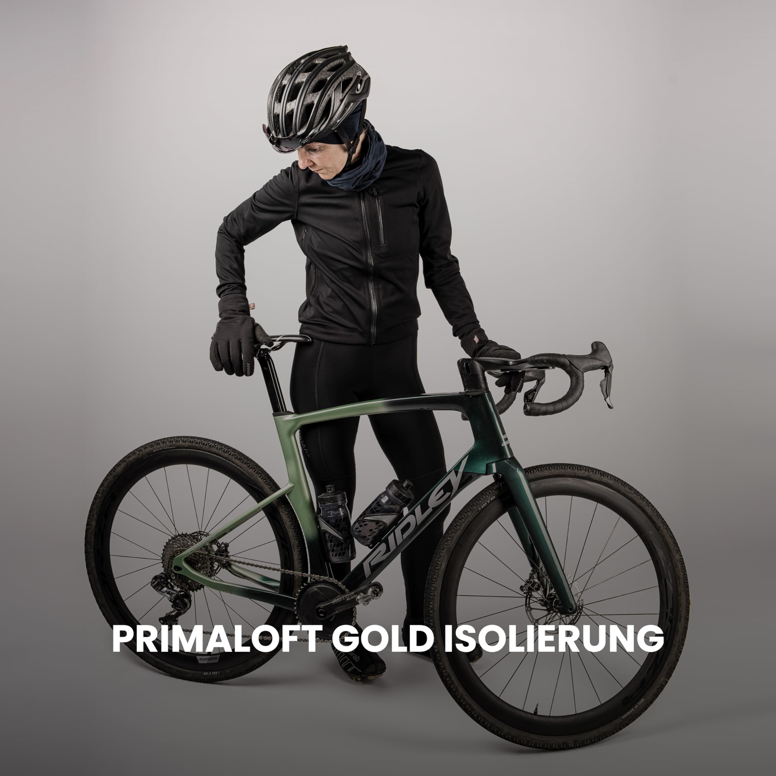 GripGrab Polaris 2 wasserdichte Winter Fahrradhandschuhe mit Primaloft | Dreilagige Membran, winddicht & atmungsaktiv - gepolsterte Synthetik-Wildleder-Handfläche - Klettverschluss - Reflektoren