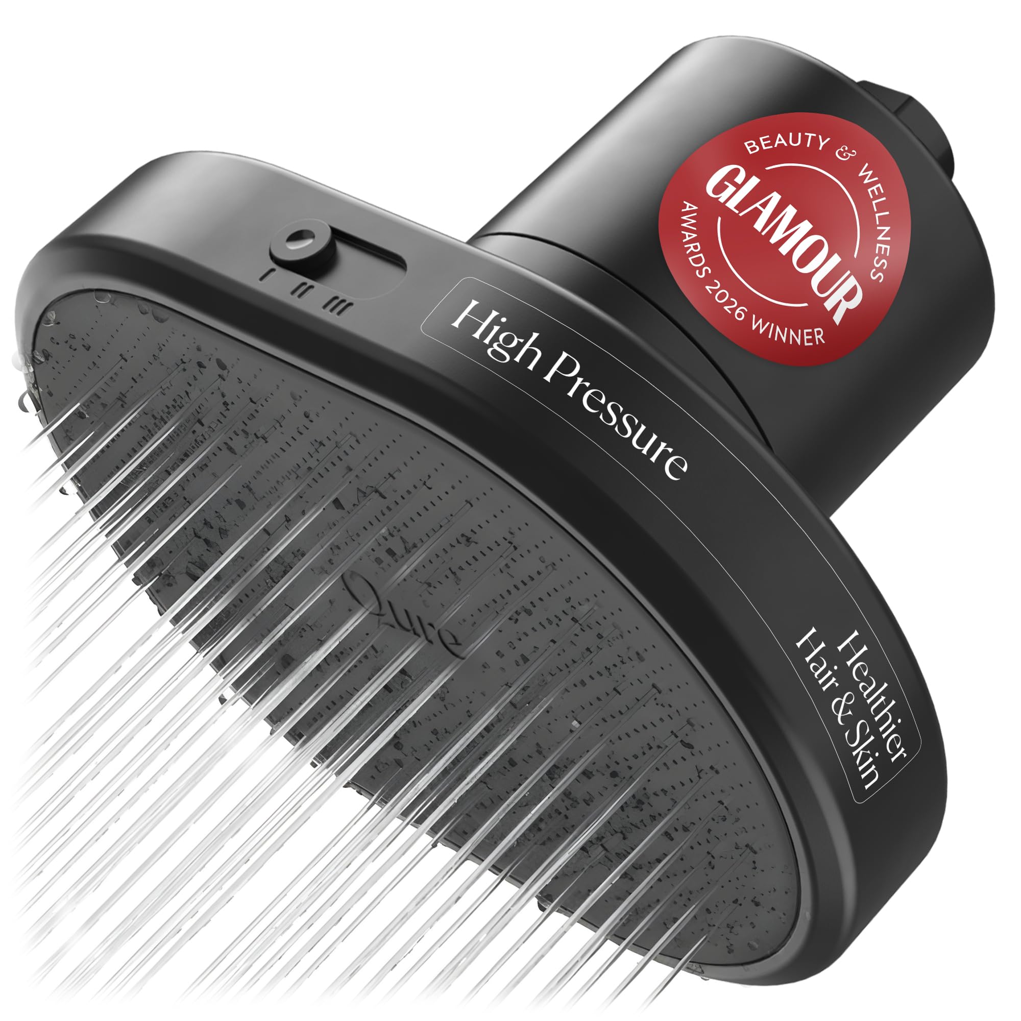 HOLISTIC　CURE　SHOWERHEAD Qure Shower Filter Head for Hard Water, healthier Hair, Skin