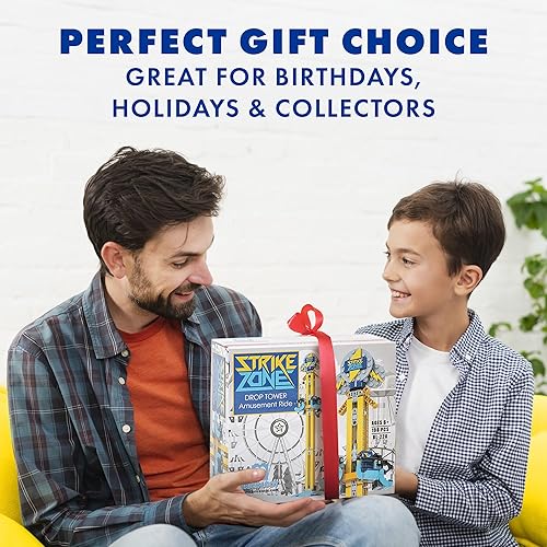 Miniatura 4 de Brick Loot Strike Zone - Juego de bloques de construcción de torre caída, 198 piezas, modelo de paseo en parque de atracciones, compatible con Lego