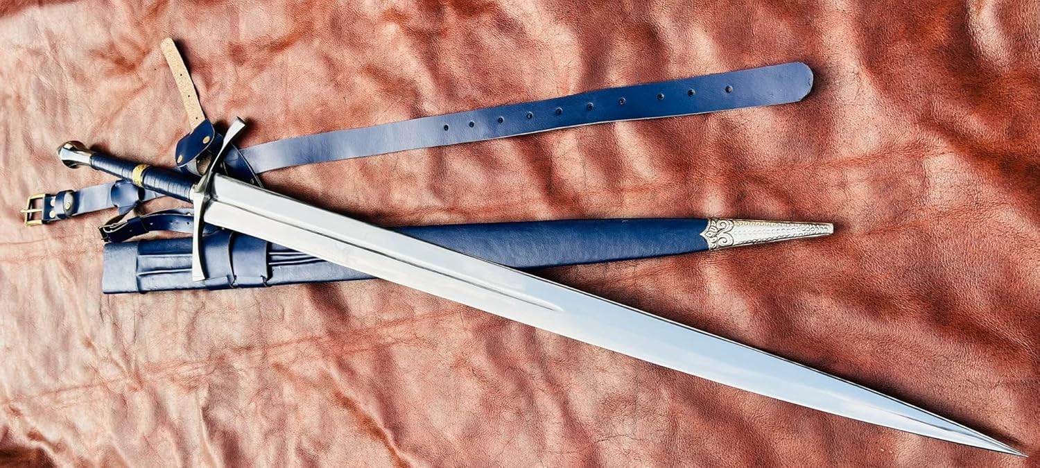 36" Viking Legacy Full Tang Carbon Steel Long Sword - Modern Master Sword - Balanced and Tempered Excellence - Functional - Ready to Use
