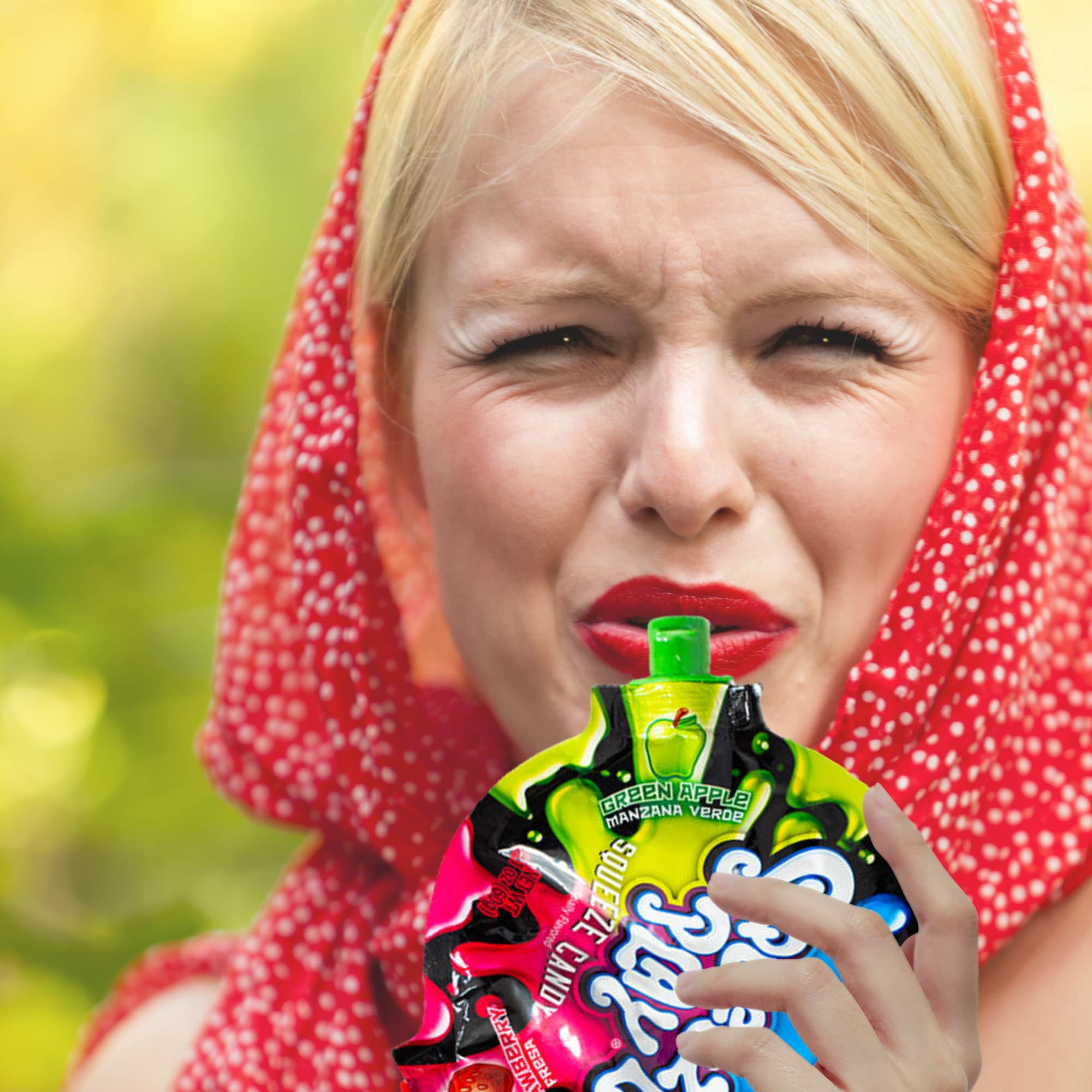 Amazon.com : Needzo Sour Gel Squeeze Liquid Candy, Assorted Fruit