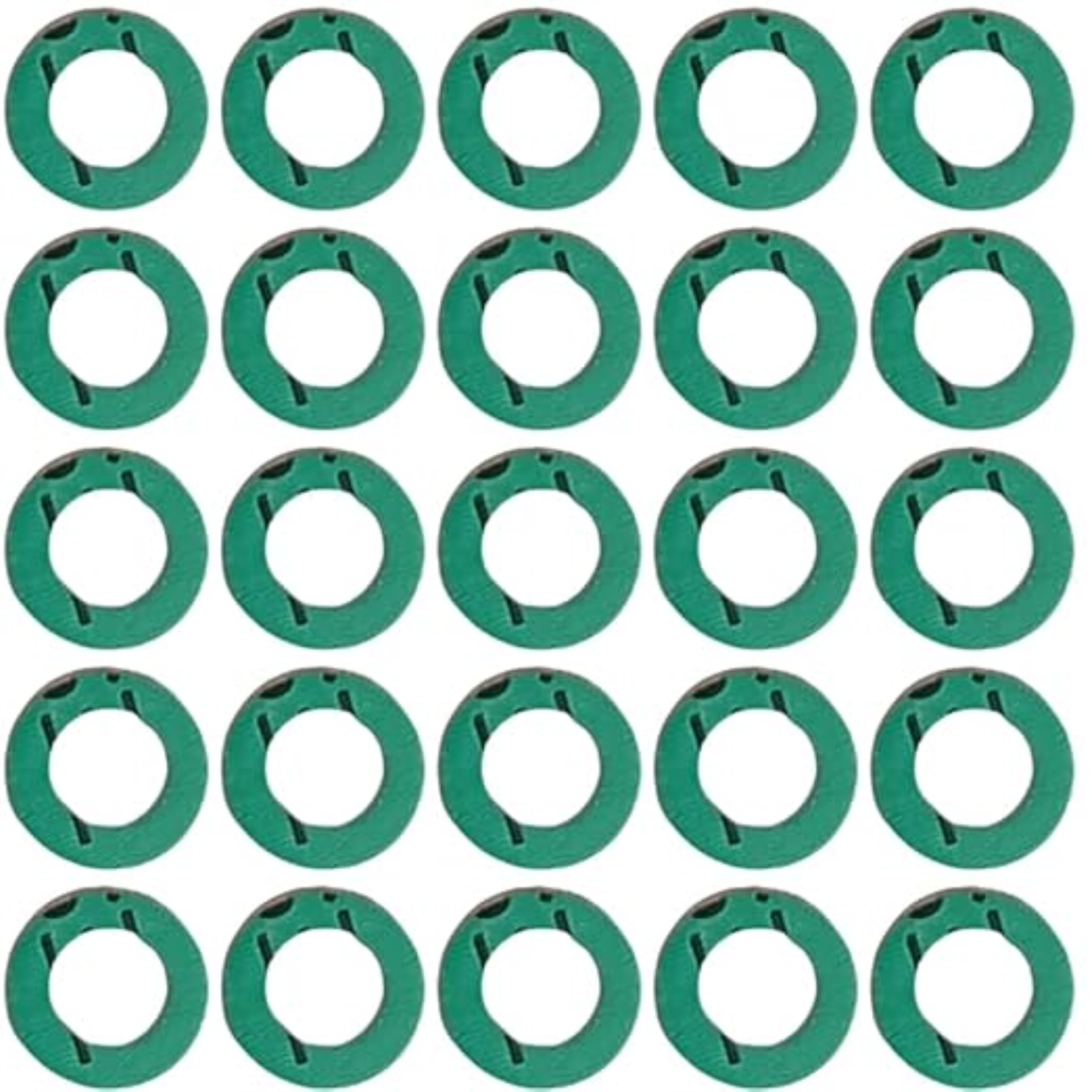 Dripping Tap High Temperature CNAF Washers, Compressed Non-Asbestos Fibre Seals, 25 Pack, for Plumbing and Industrial Applications (6x10.7mm)
