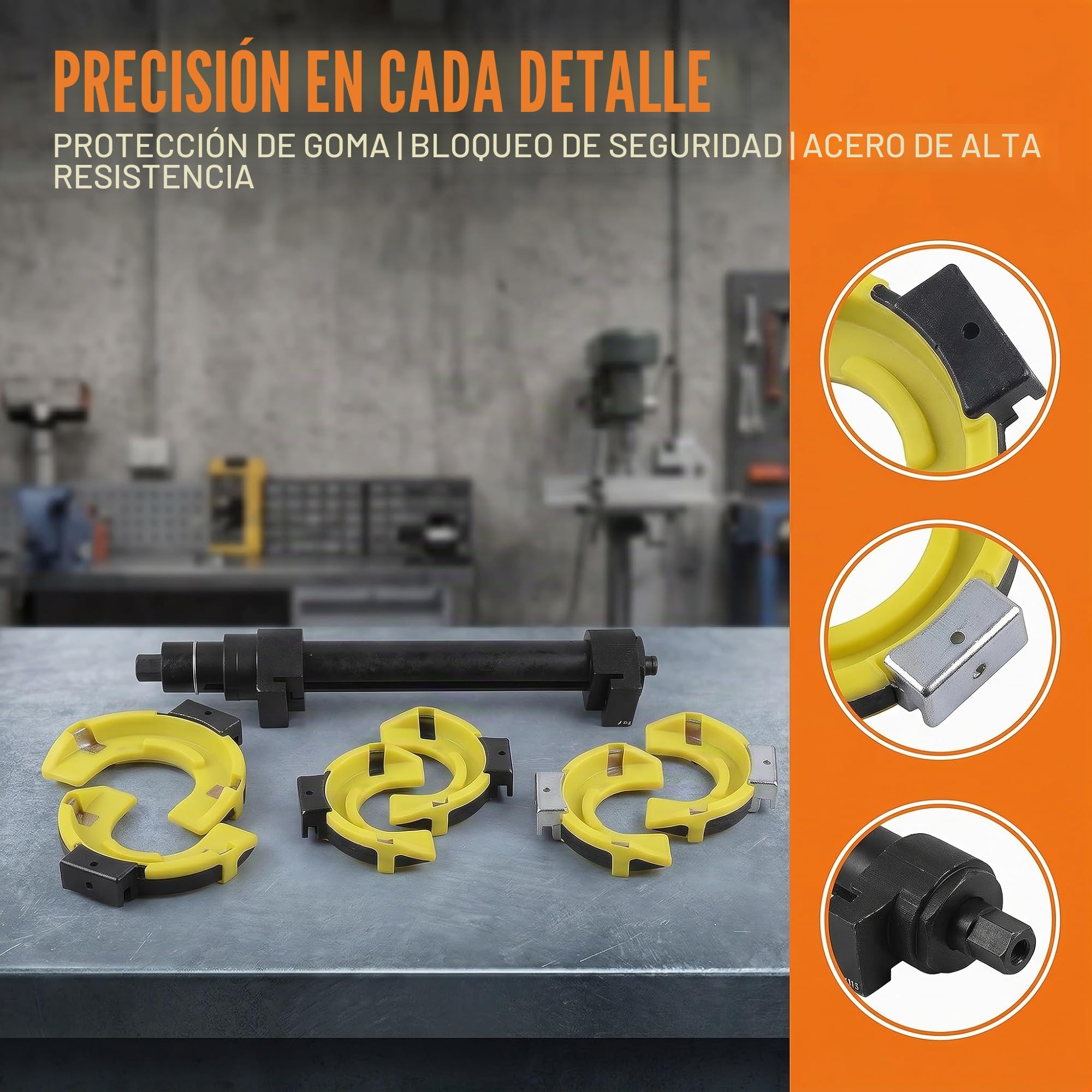 Compresor Muelles Amortiguador Mcpherson Compresor de Muelles Universal Sistema de suspensión Tensor de muelles