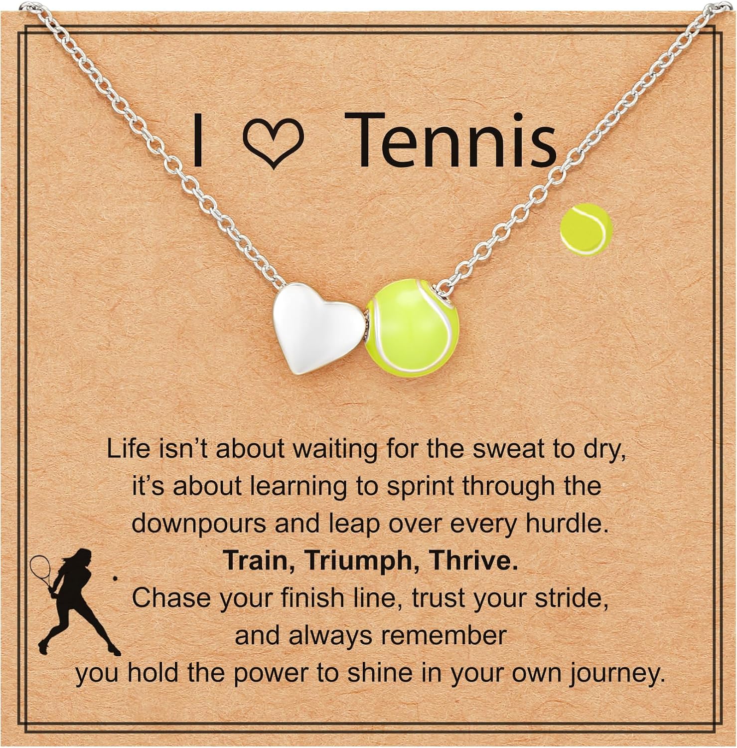 Softball/Soccer/Volleyball/Basketball Necklace for Girls Women, Sports Accessories Jewelry Gift for Lovers 16+3 Inches