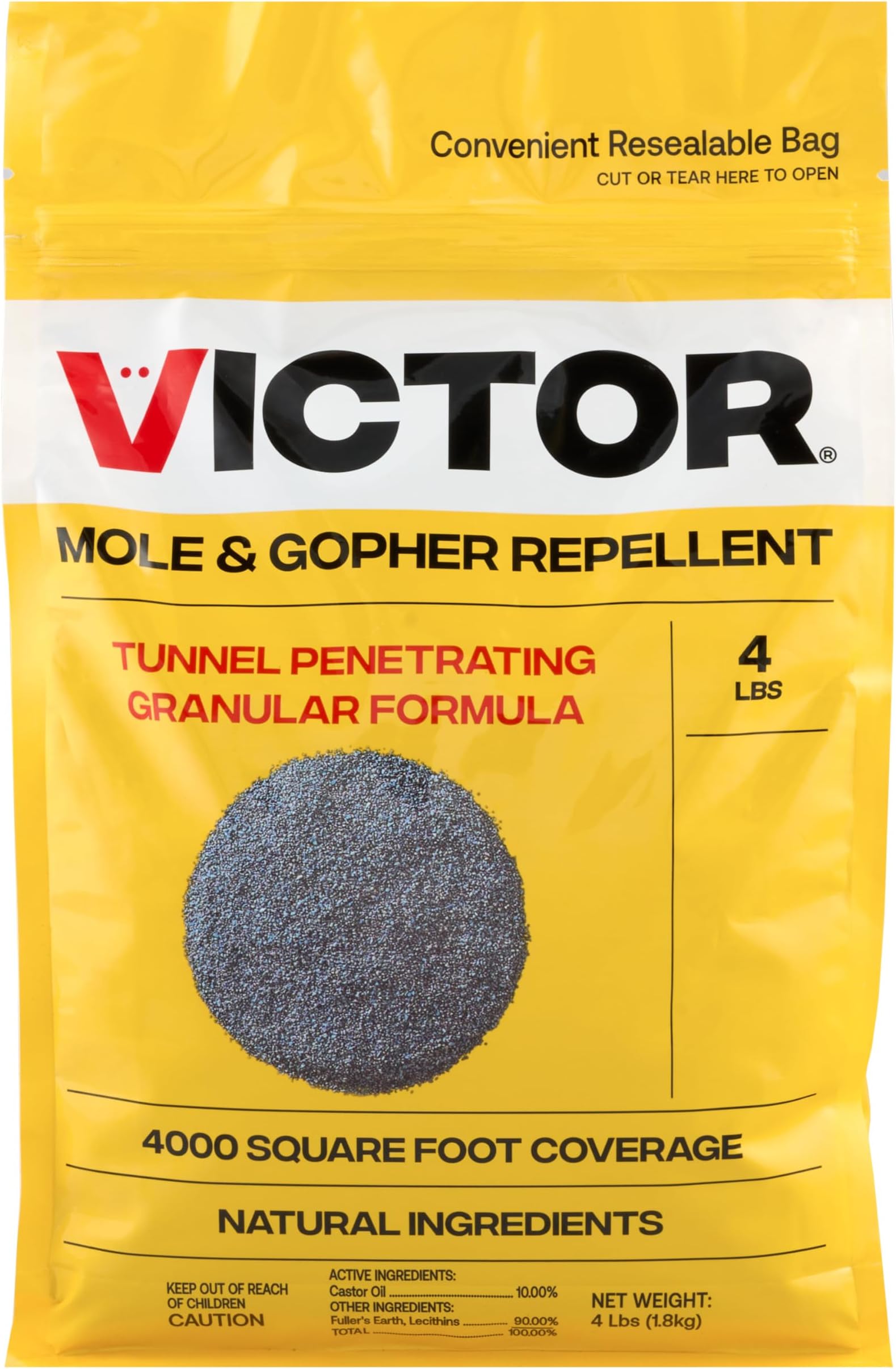 Victor M7001-1 Mole & Gopher Repellent, 64 Ounce (Pack of 1), Black