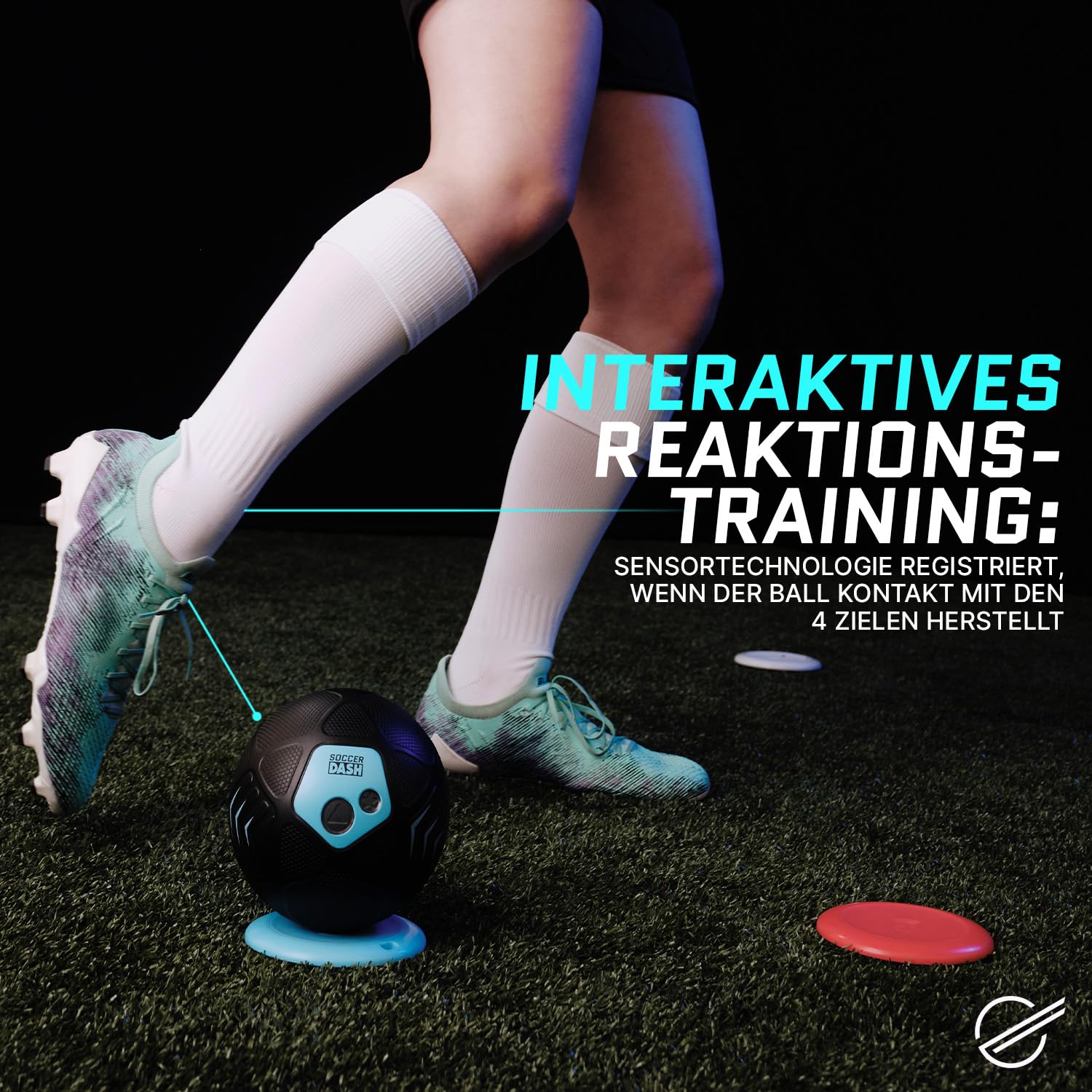 Strikesphere Soccer Dash – Dein Trainingspartner für mehr Dribbelstärke, schnellere Reaktionen und perfekte Ballkontrolle. Mit KI-Technologie für stetigen Fortschritt – allein oder im Team.