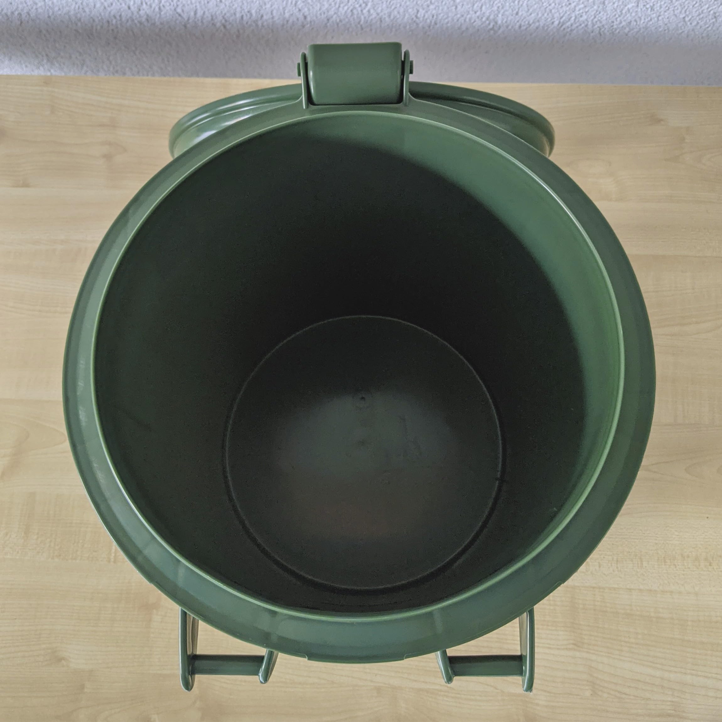 Sulo SME35 | 35 Liter Mülltonne im Retrodesign | mit Tragegriff und Verschlussbügel | Vorsortierbehälter Mülleimer | Wohnung Haus Garten Hobby