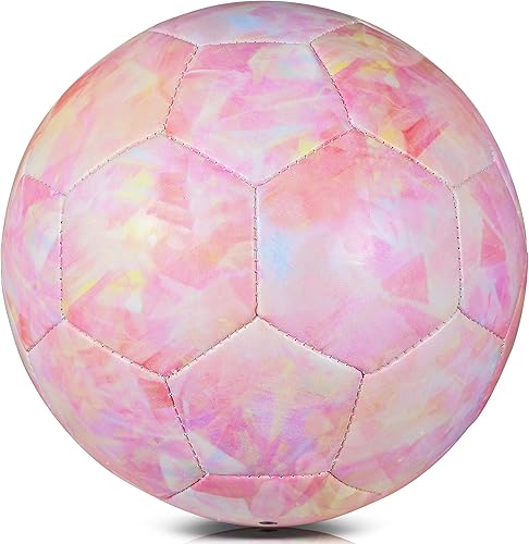 Soccer Ball Size 3Size 4 for Kids, Premium TPU Toddler Soccer Balls Interactive Indoor Outdoor Sports Toys for Kid Children Boys Girls Teenager