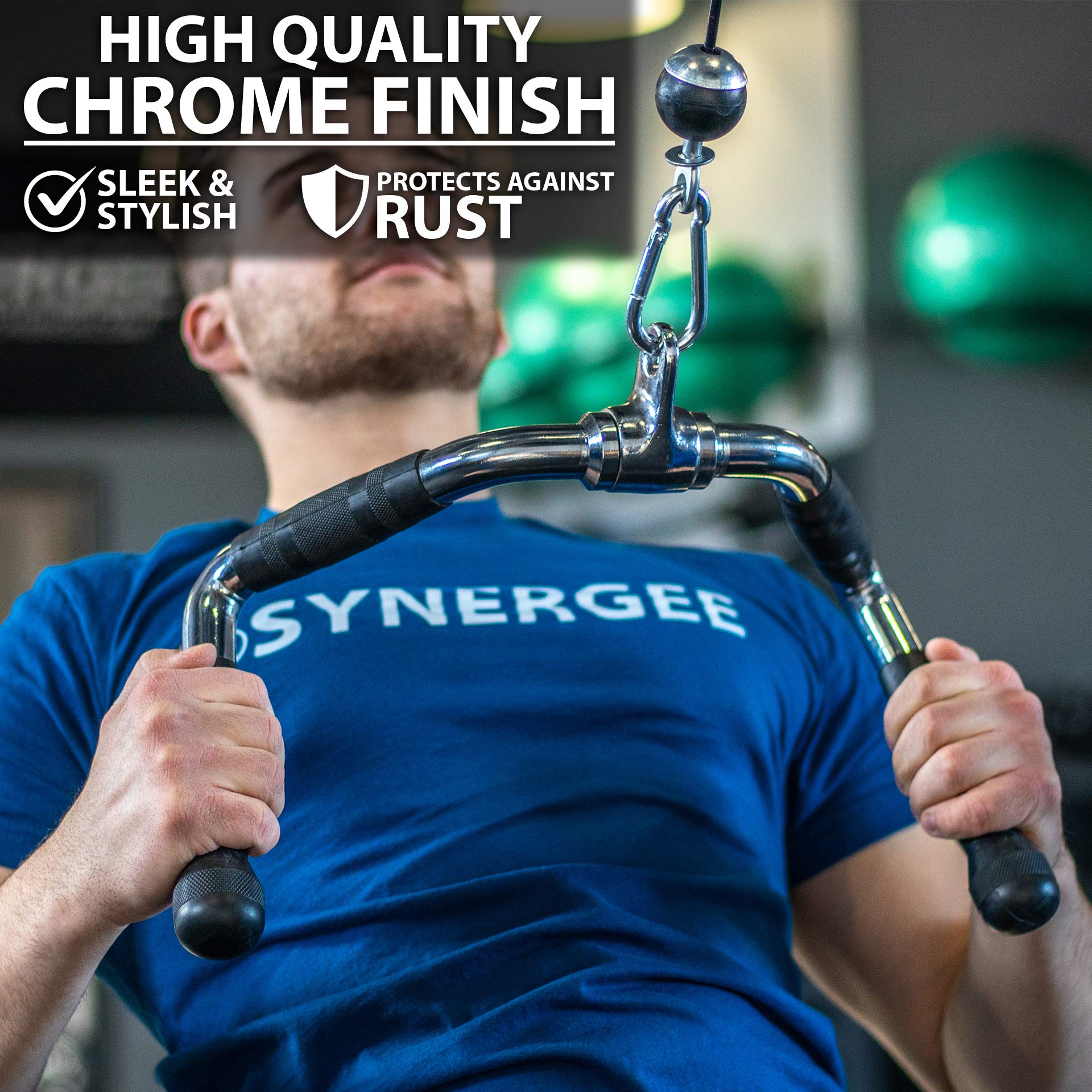 Amazon | Synergee マルチエクササイズバーケーブルアタッチメント