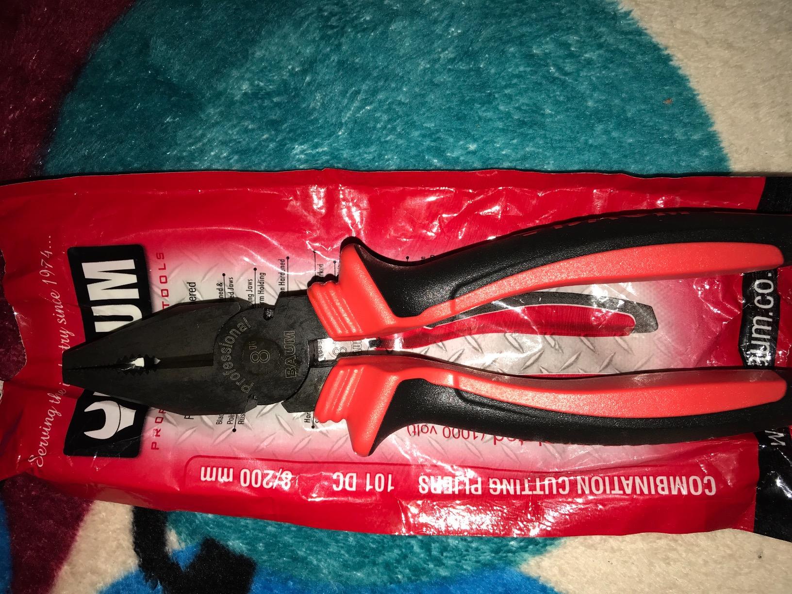 Baum Tools Combination Stainless Steel Cutting Plier (8") Amazon.in