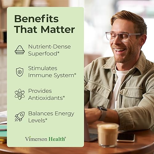 Miniatura 2 de Cápsulas orgánicas de espirulina y clorella, cápsulas de espirulina con polvo de clorella para apoyo inmunológico, antioxidante y energético.