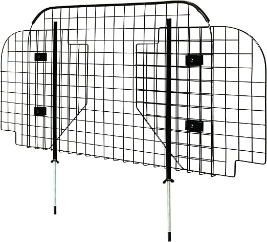 Pet Lodge® Car Pet Barrier | Adjustable Wire Auto Barrier | Car Pet Divider for Dogs and Other Pets