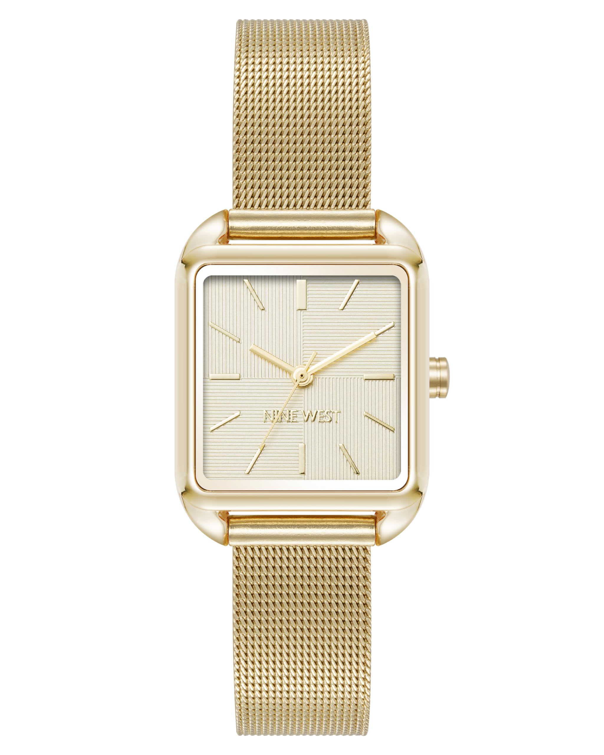 Nine West Women's Mesh Bracelet Watch NW/3188CHGB Gold Mesh
