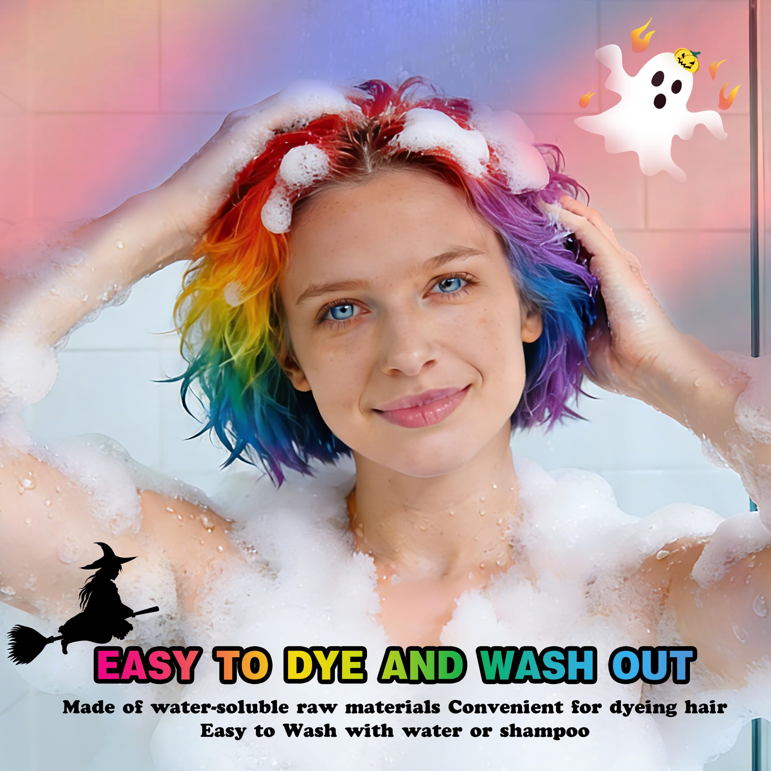 Lilla spray temporaneo per capelli per bambini, colore per capelli, istantaneo e lavabile, per ragazze, ragazzi, ragazzi, donne, uomini, per Halloween, cosplay, feste in costume, Natale, 150 ml