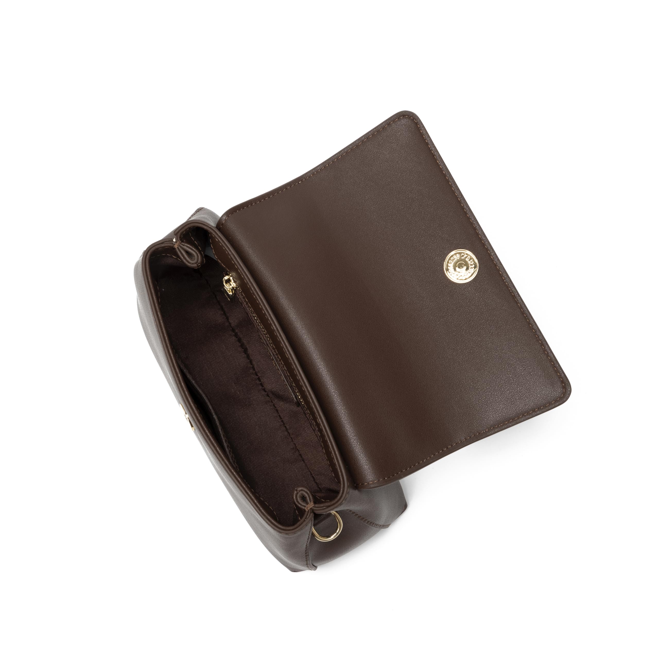 Carlheim, Gotland Genuine Leather collection, Grace Genuine Leather Handbag (Brown)