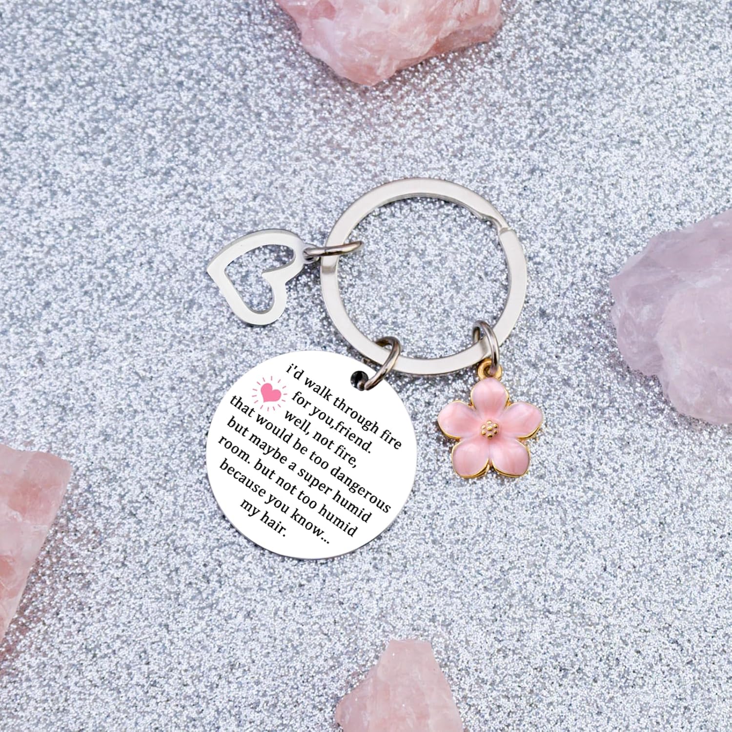Galentines Day Gifts for Friends Valentine's Day Gifts for Best Friend Friendship Gifts for Women Best Friend Keychain Gifts for Friends Bestie Galentines Gift Ideas - Image 5