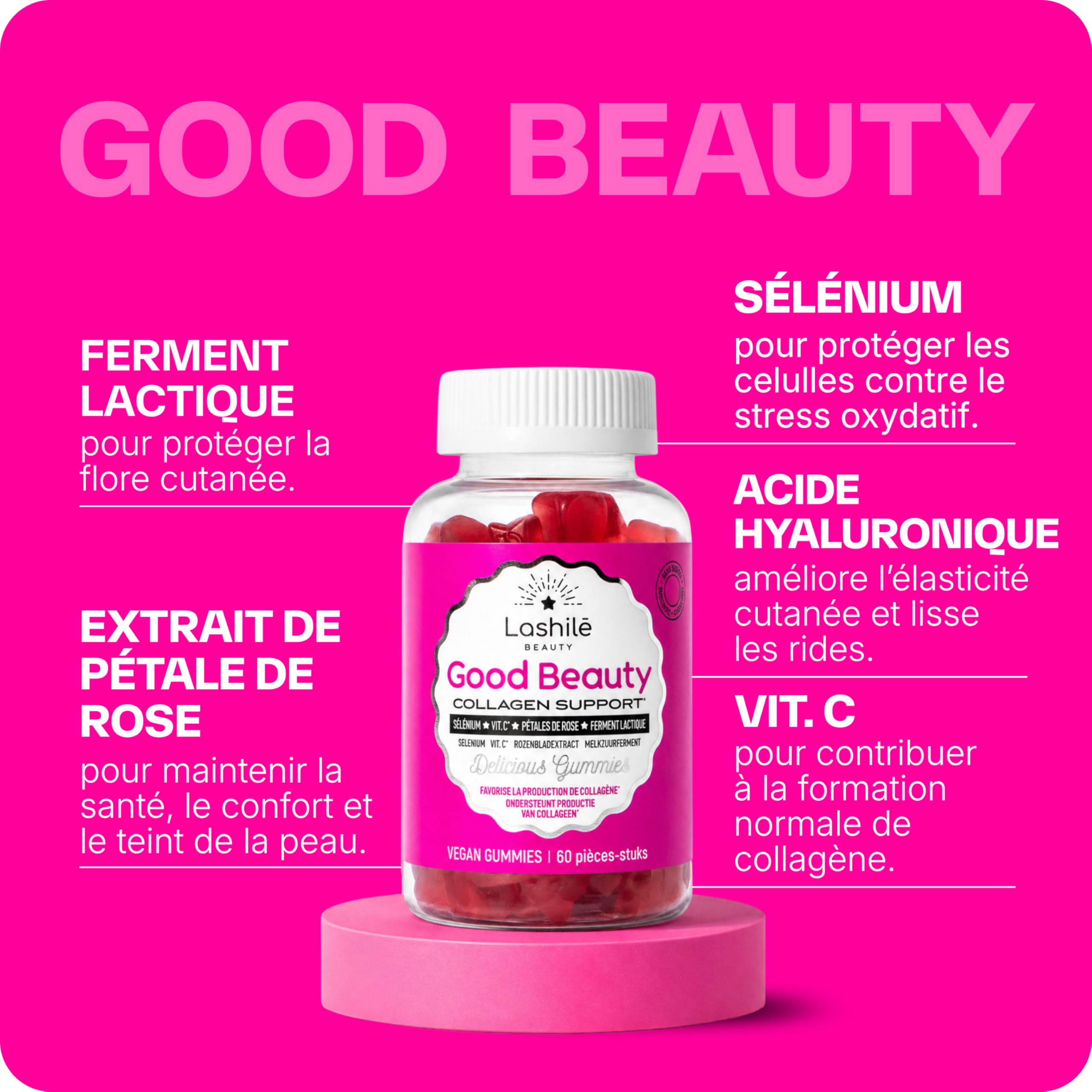 Lashilé Beauty Good Beauty Collagène Éclat Fermeté Peau & Ongles