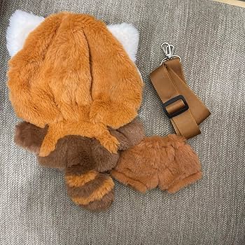 【⑧様】 レッサーパンダさん たぬきさん アメリカビーバーさん 着ぐるみ ぬい服 レッサーパンダ】ほわぬいサイズ着ぐるみ/Dカン・裏地付き