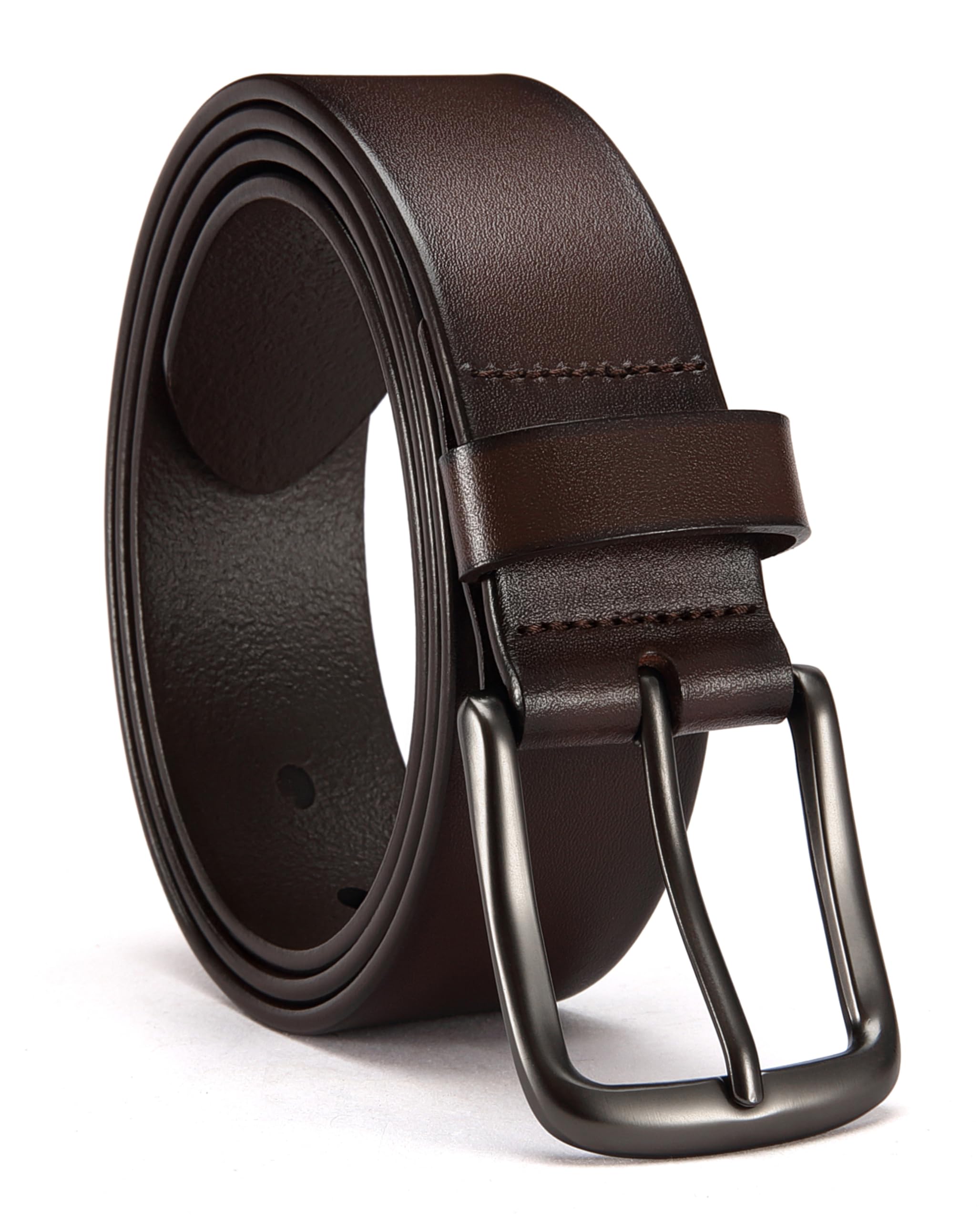 CHAOREN Full Grain Leather Belt for Men, Work Belts for Men Heavy Duty, Daily Wear for Jeans Pants