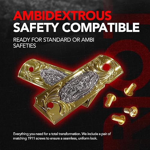 Miniatura 4 de Puños de oro Virgen María Señora de Guadalupe 1911 Tamaño Completo Ambi Safety