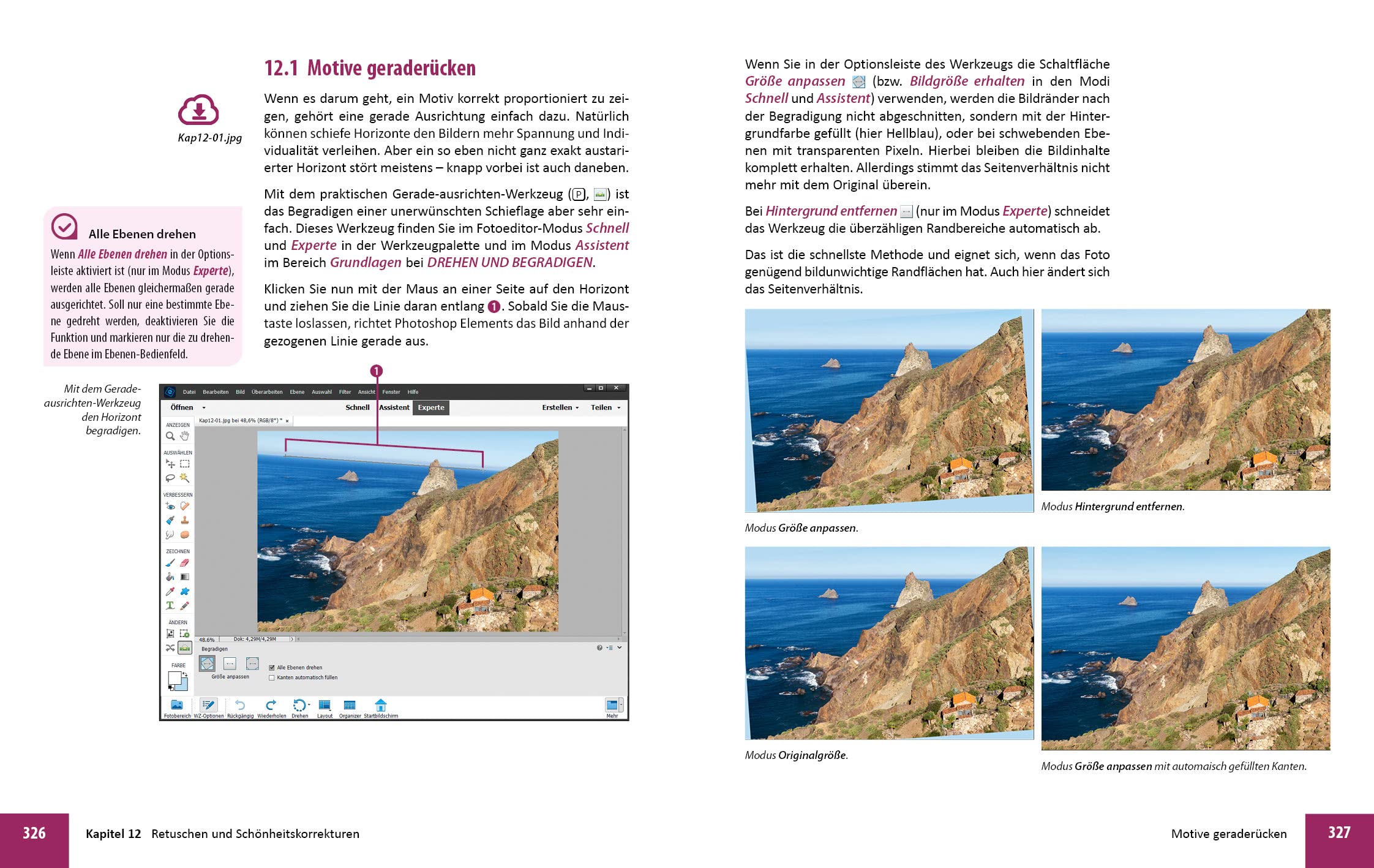 Photoshop Elements 2023 - Das umfangreiche Praxisbuch: leicht verständlich, komplett in Farbe, auf 550 Seiten erklärt!
