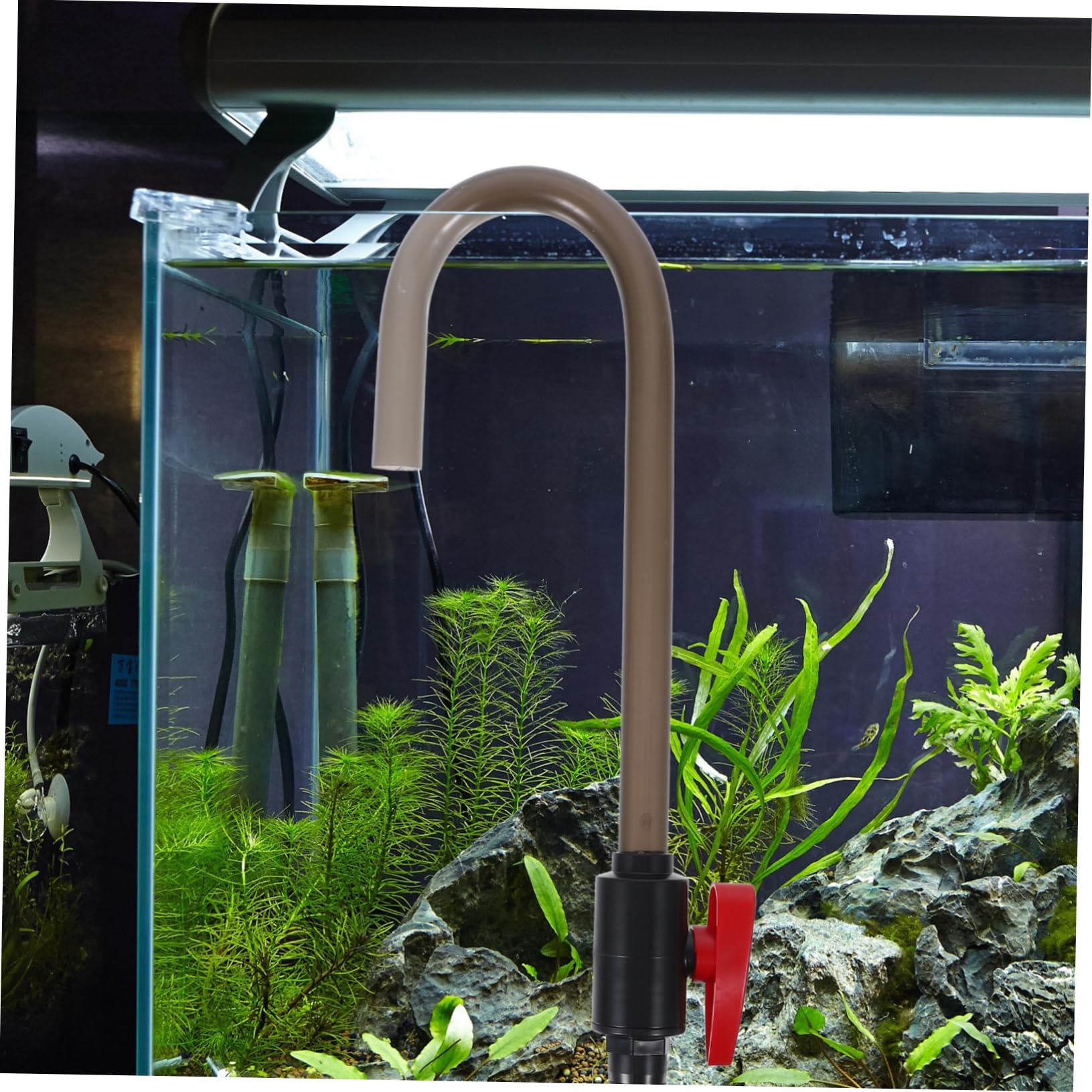 Happyyami 4stücke Fischtank Wasserwechsel-Haken Wasserwechsel Aquarium Füllwerkzeug Praktisches Zubehör Für Einfache Wasserauffüllung Im Aquarium
