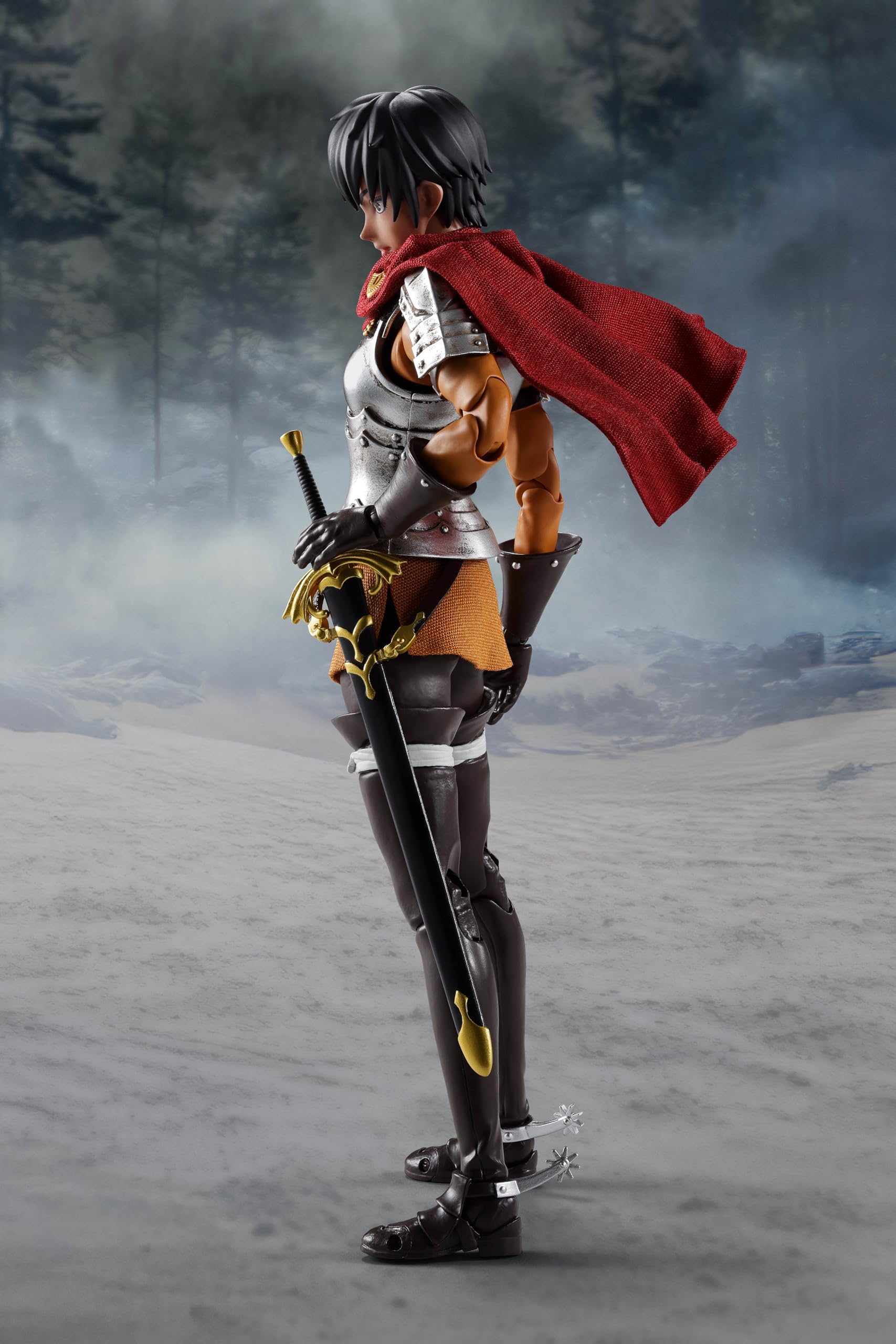 TAMASHII Nations S.H. Figuarts Berserk Caska (Grupo halcón), Aprox. 145 mm, PVC, ABS, Tela, Figura de acción prepintada