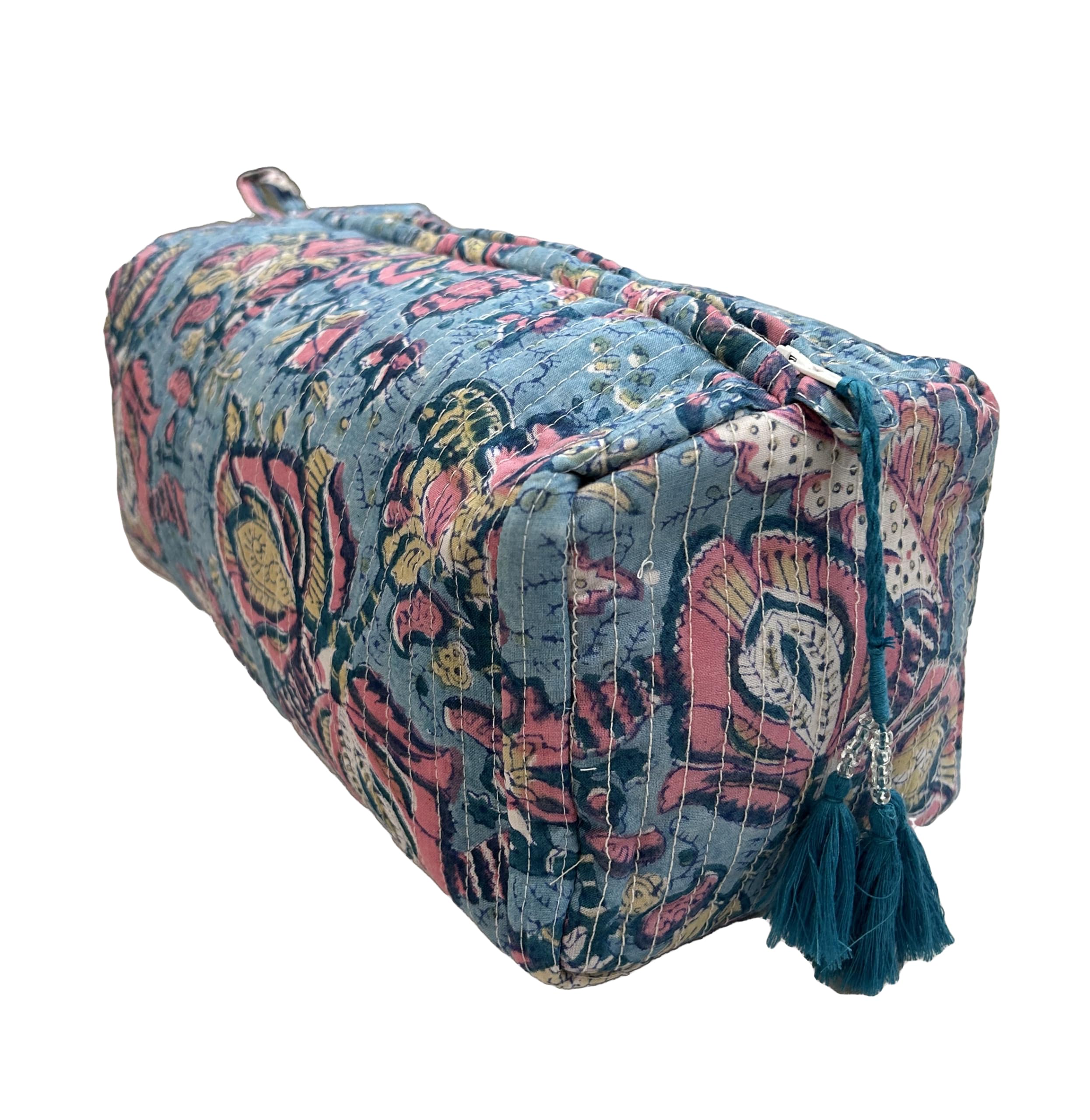 2 Pcs Cosmetic Bag for Women Small Make Up Bag Waterproof Travel Toiletries Pouch with Zipper for Organizing Small Items, Gift Bags for Birthday Christmas (Hoki)