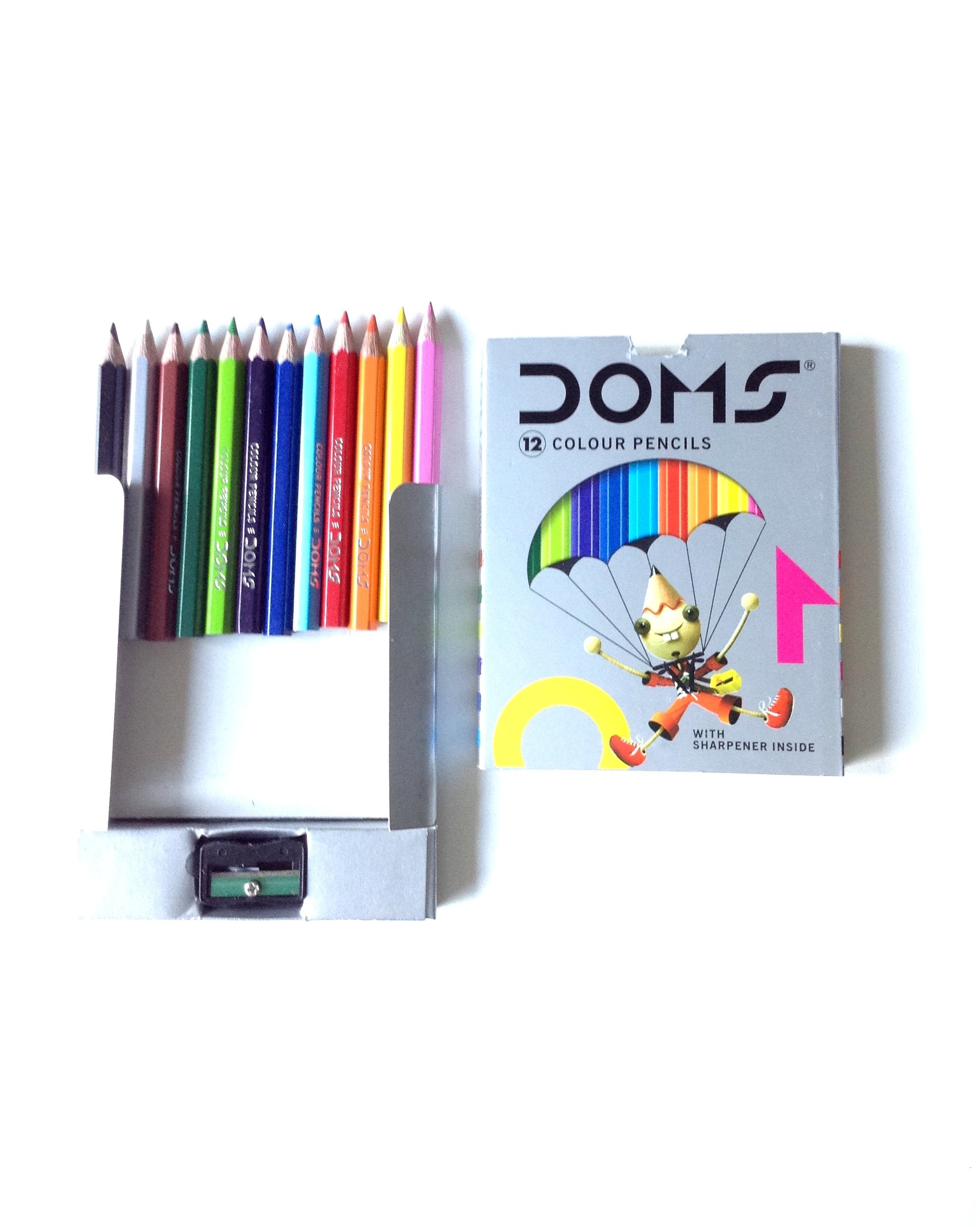 DOMS Half Size Colour Pencils 12 Shades