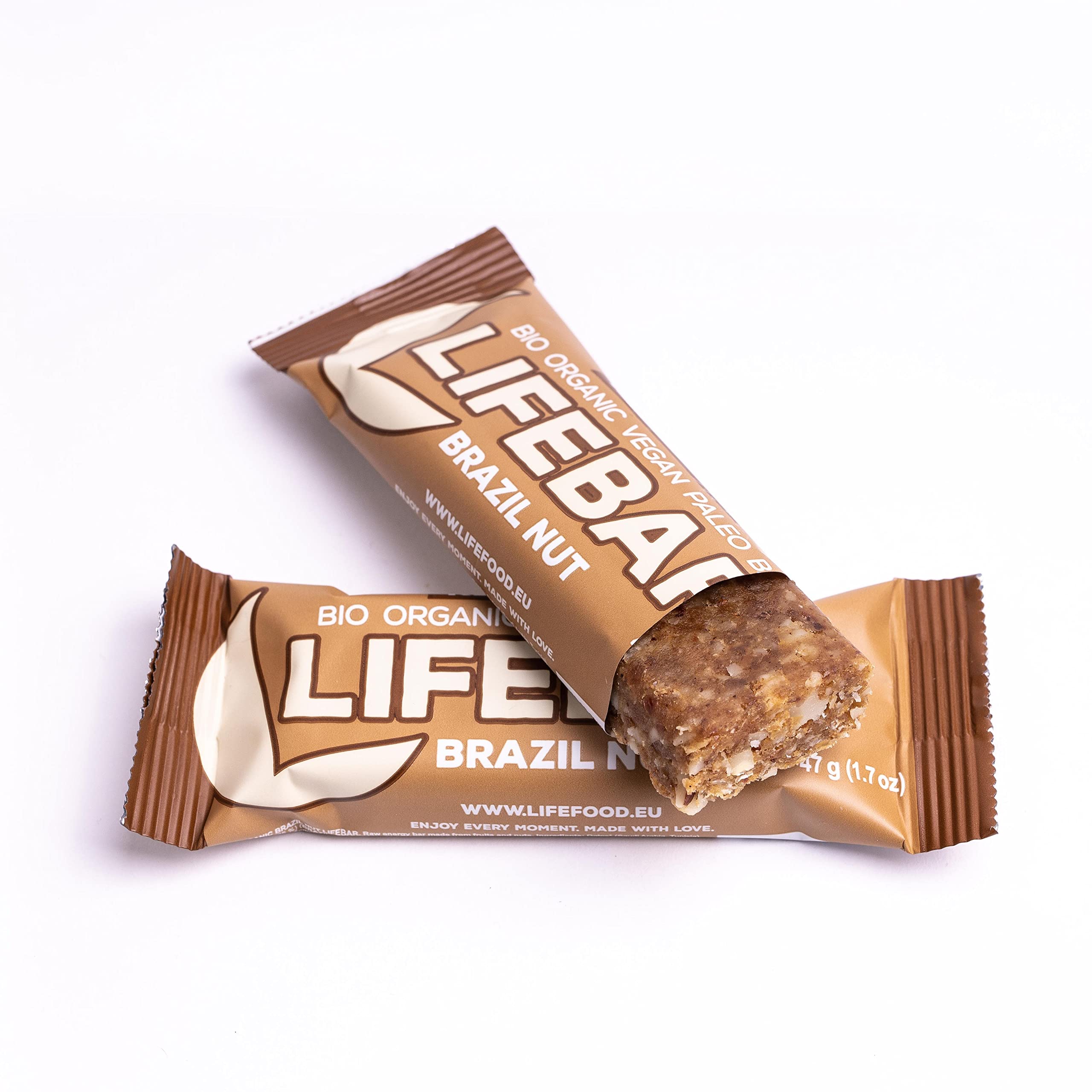 lifefood Lifebar Brazil Roh Bio, 15er Pack (15 x 47 g)
