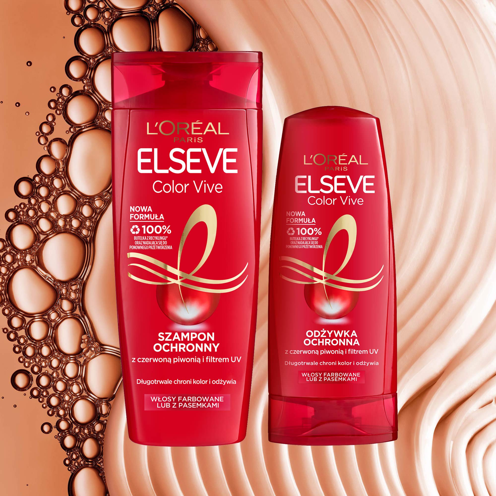 Shampoing L'Oréal Elsève Color-Vive - Protection Couleur 300ml - Neuf - Soin Cheveux Colorés